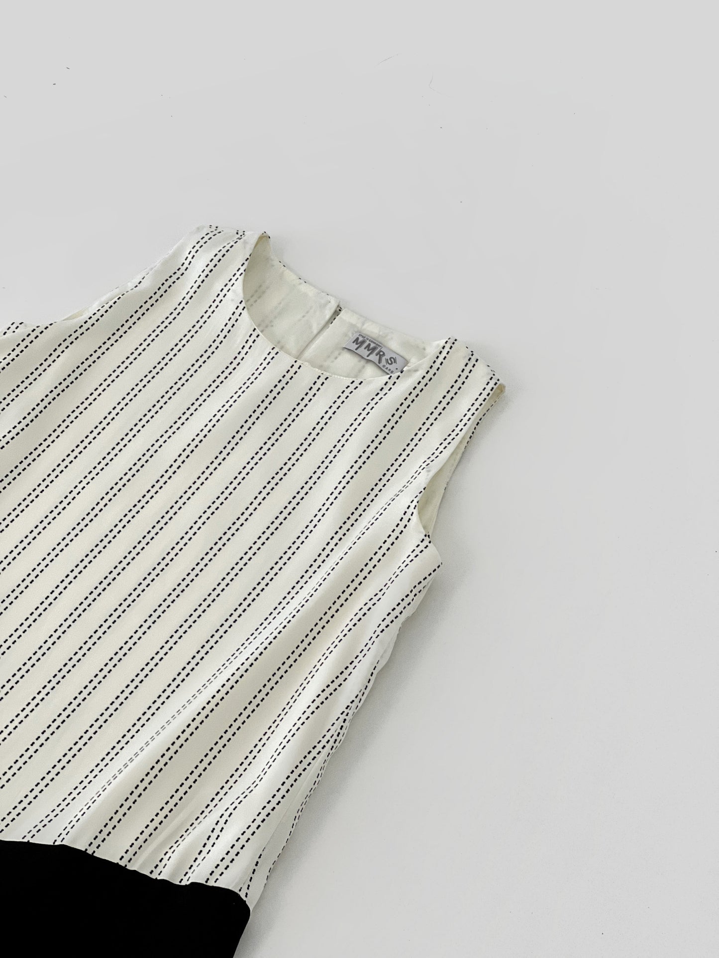 Tori Colour Block Dress - Monochrome