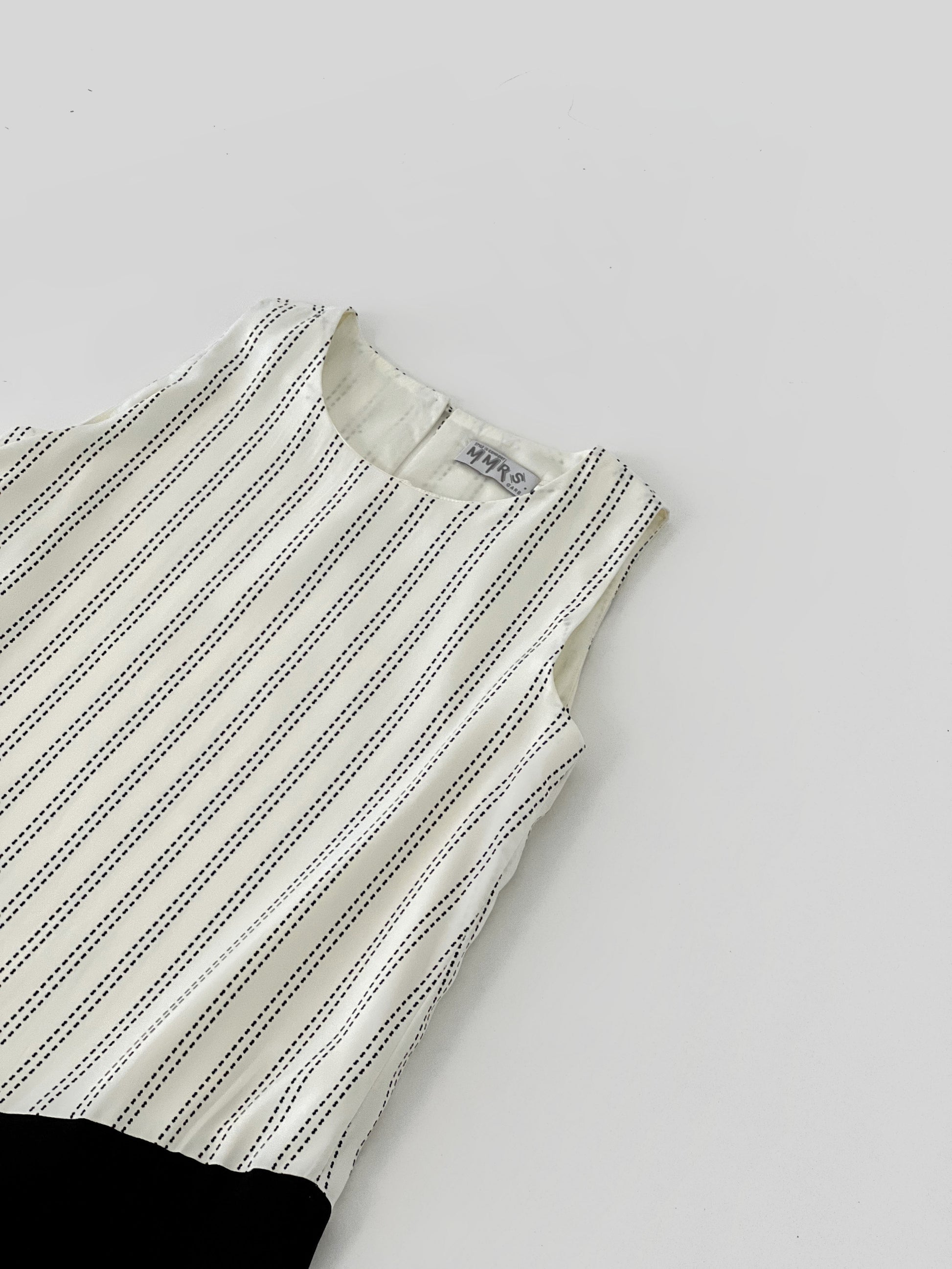 Tori Colour Block Dress - Monochrome