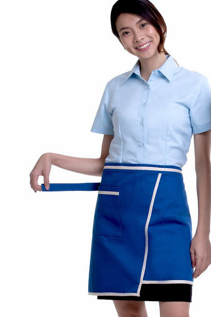 Half Apron With Uneven Hem Line (FHG-18717)