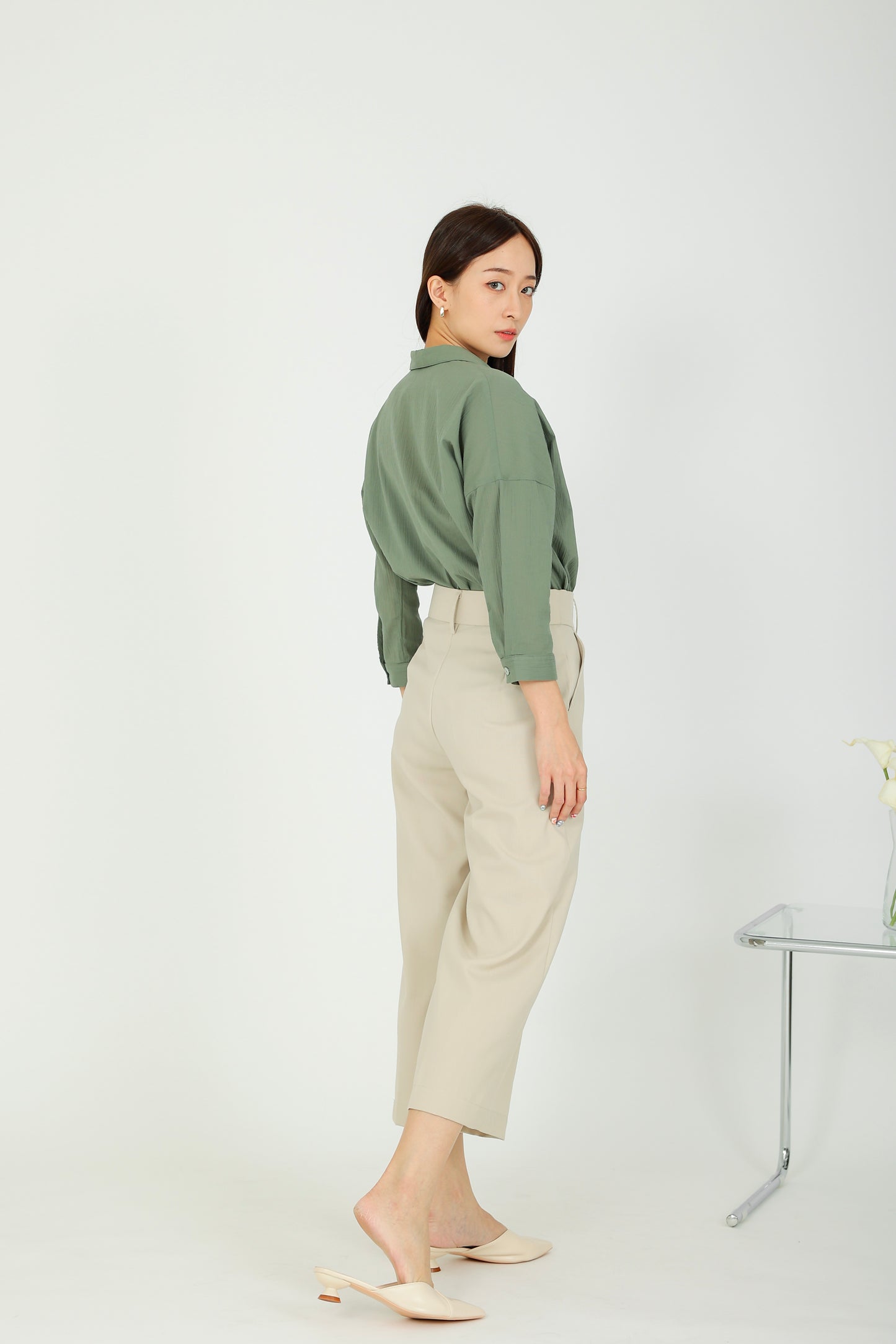Harper Classic Trouser - Stone
