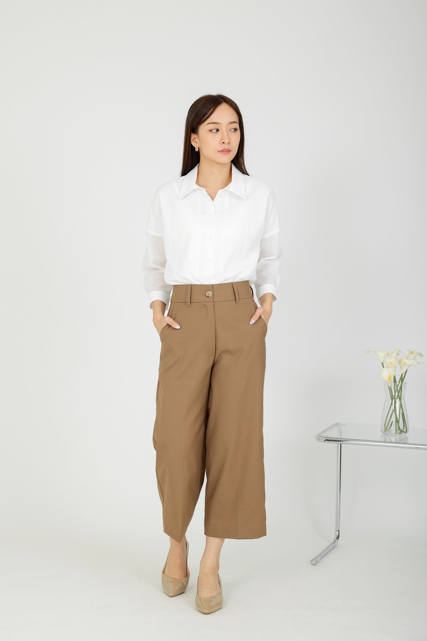 Harper Classic Trouser - Brown
