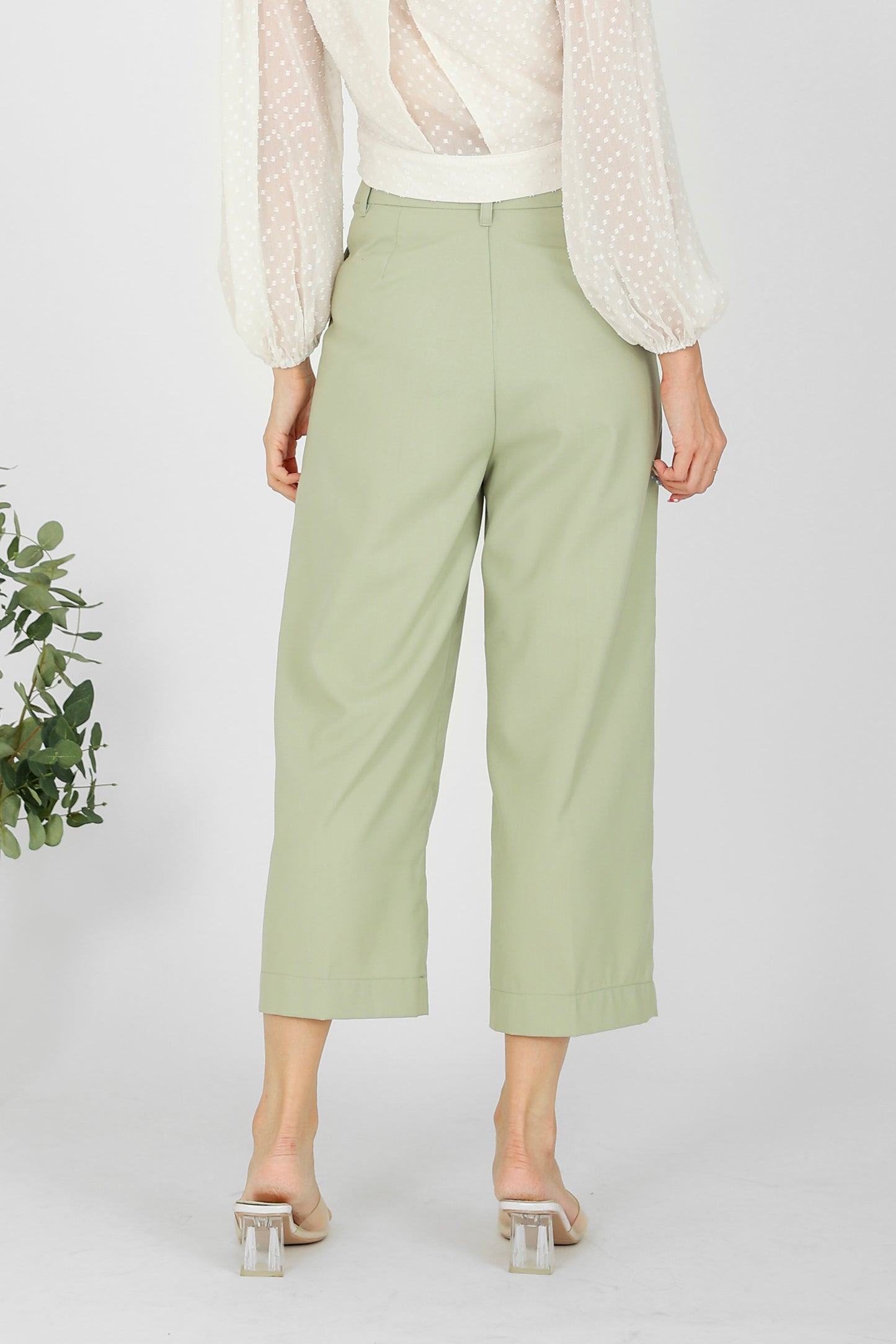 Harper Classic Trouser - Sage