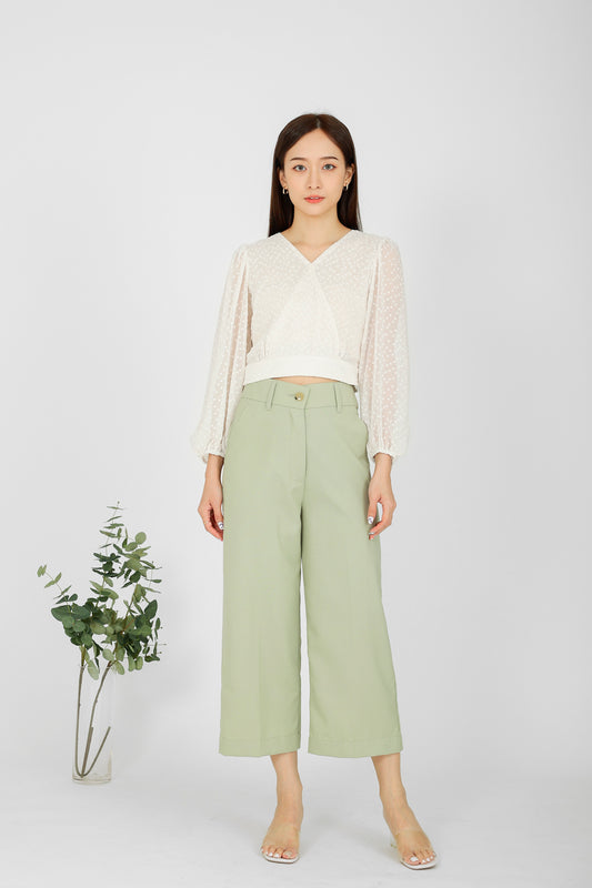 Harper Classic Trouser - Sage