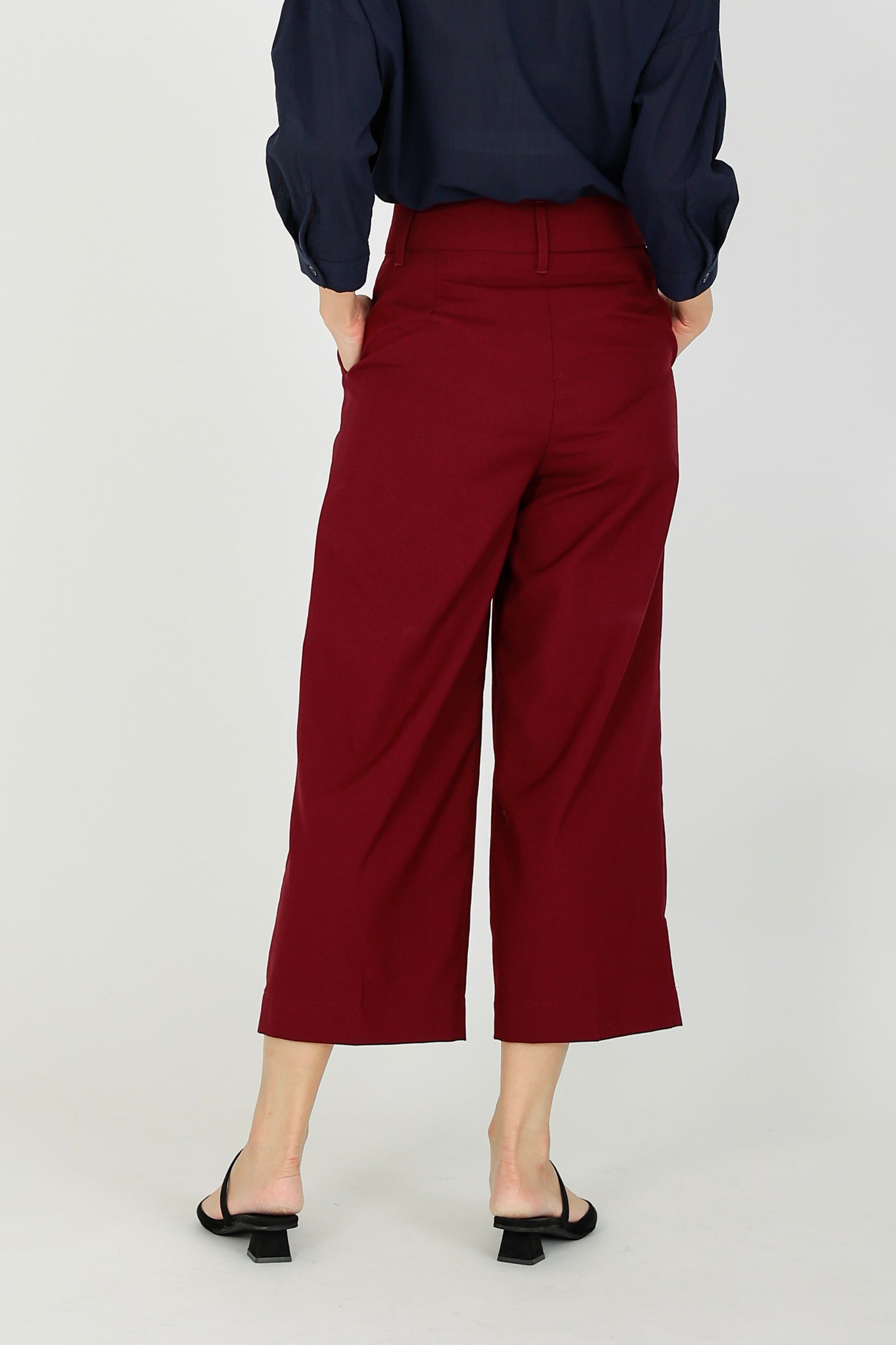 Harper Classic Trouser - Maroon