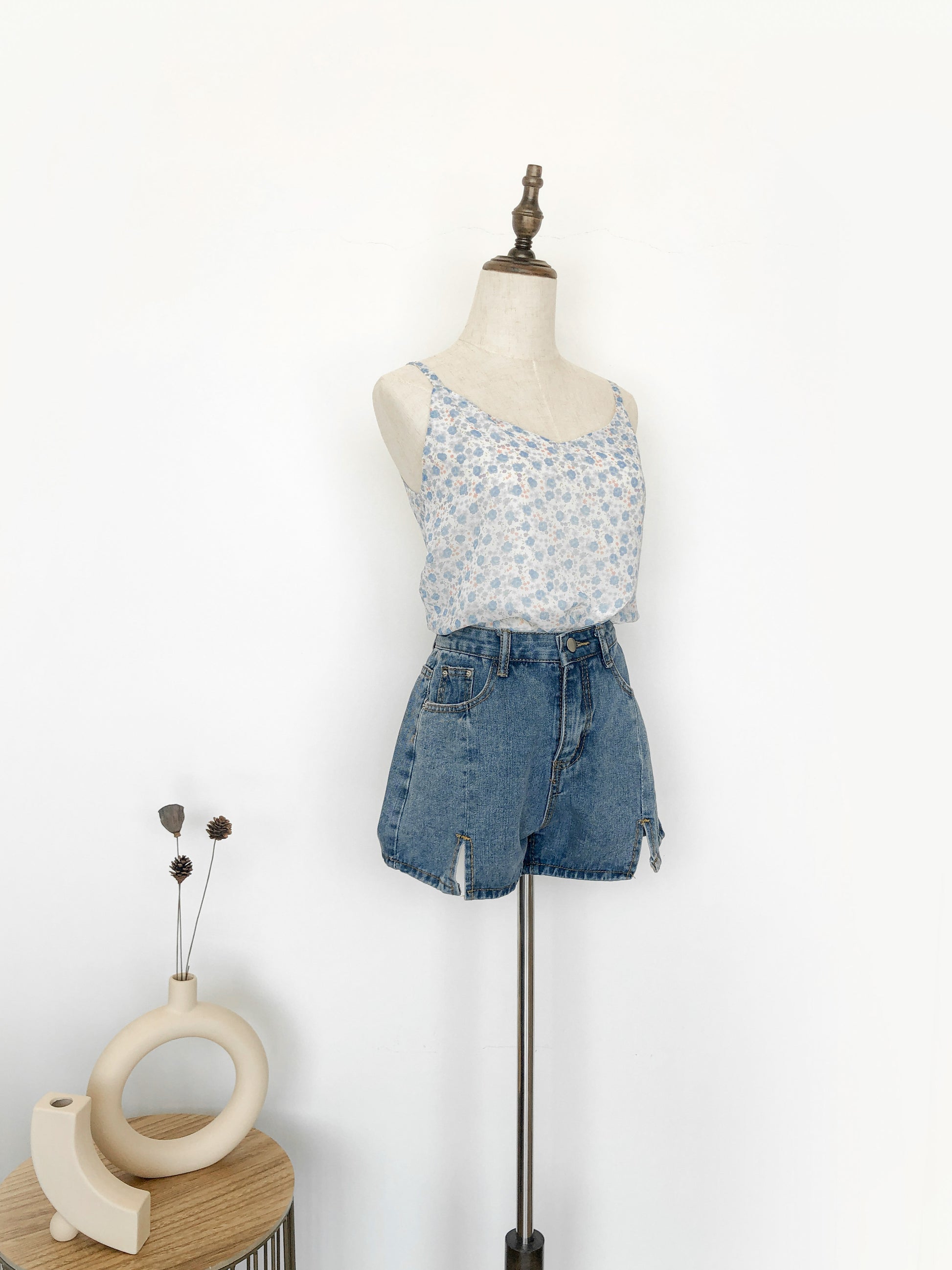 Mellow Cami Top - Baby Purple Floral