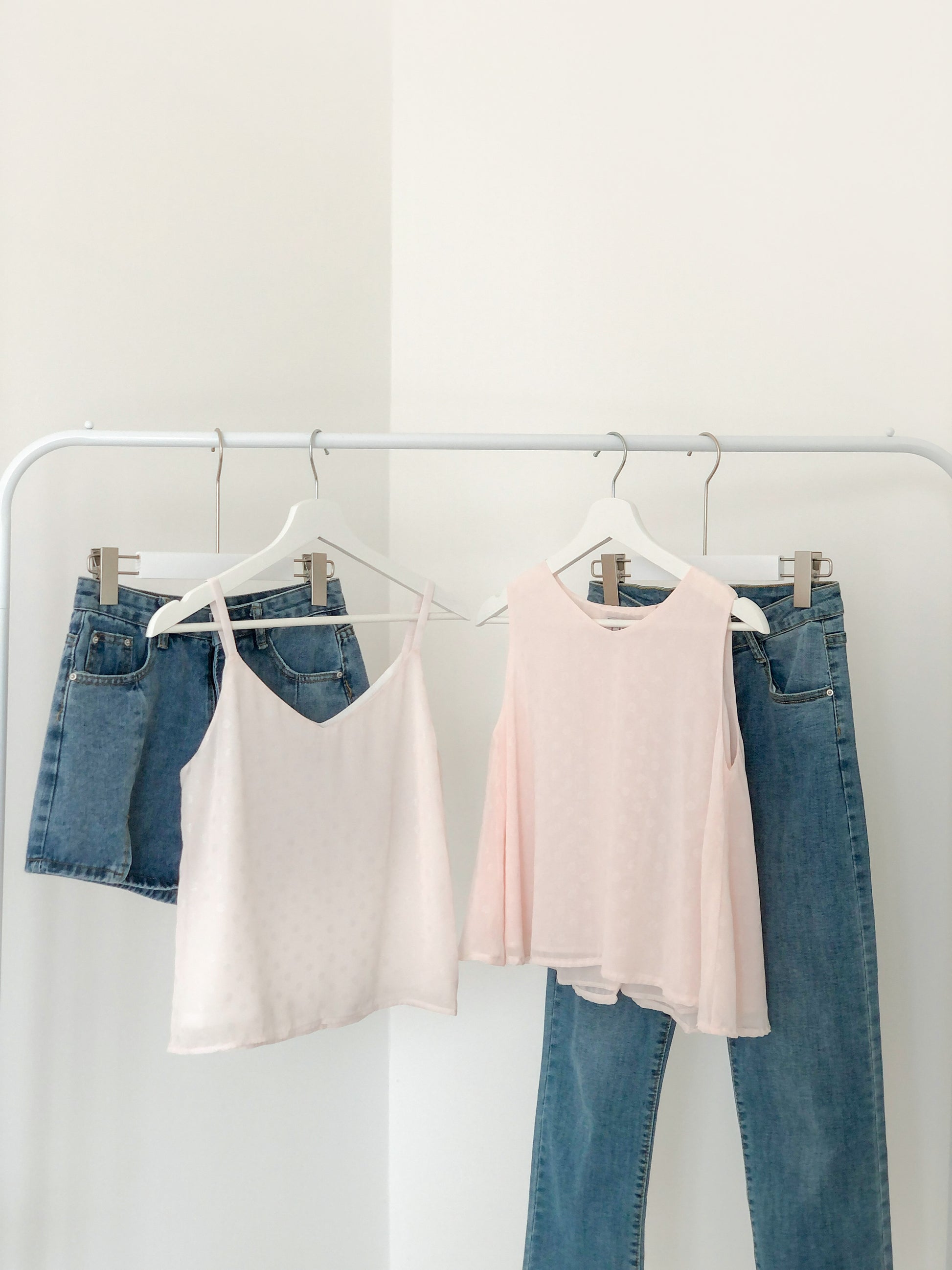 Mellow Cami Top - Polka Pink