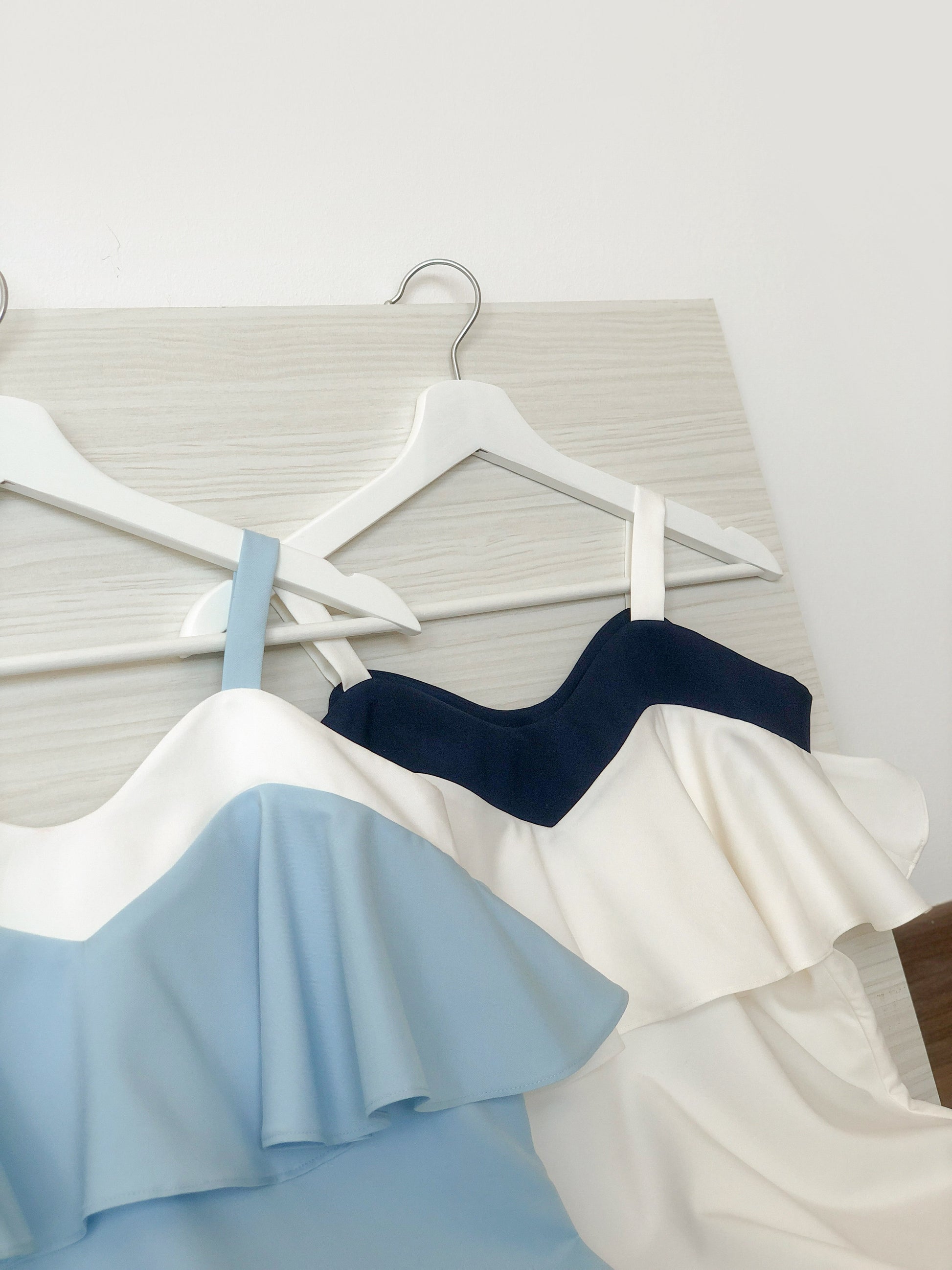 Winifred Ruffle Top - Blue