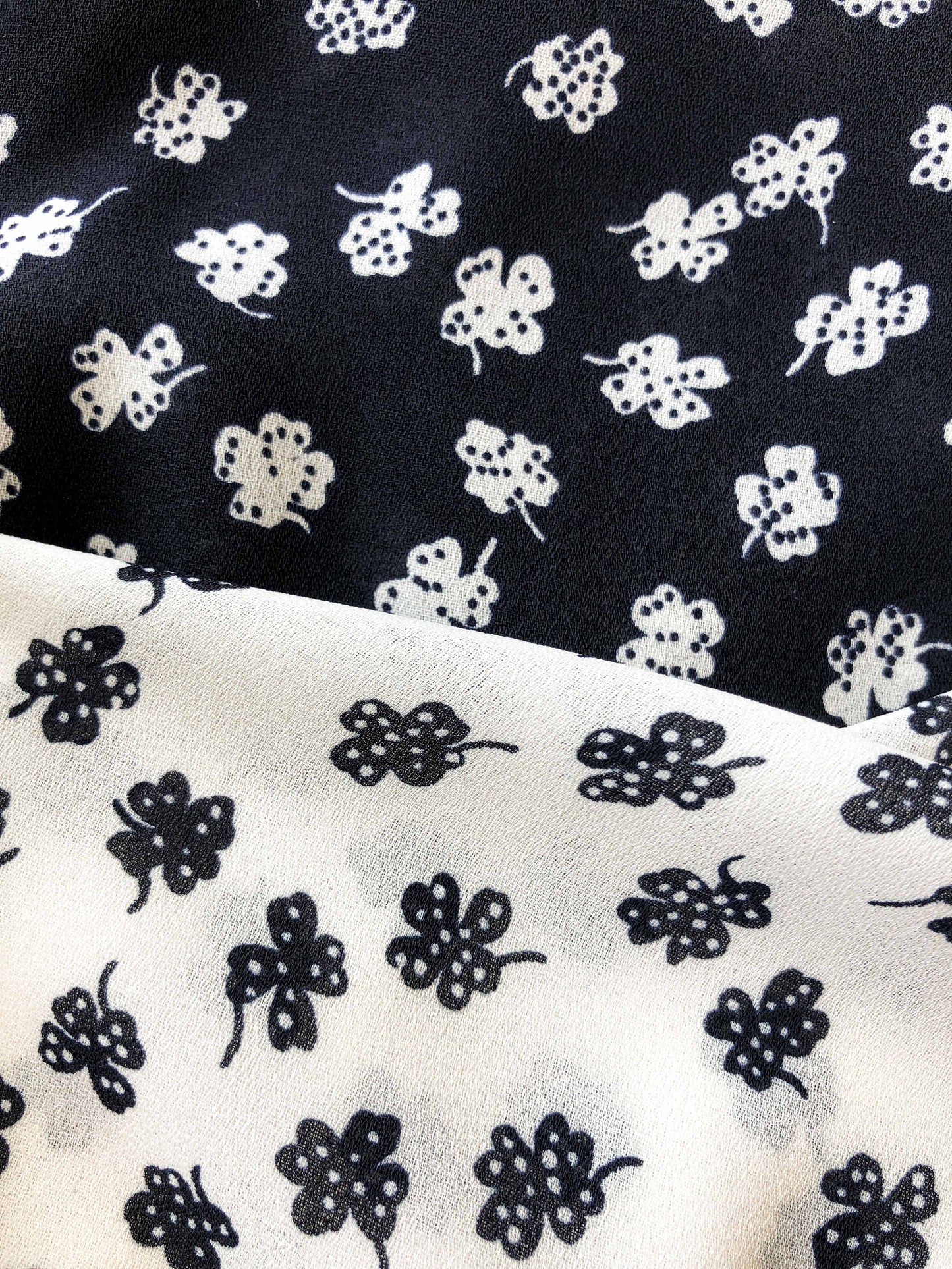 Brye Printed Crop - Navy