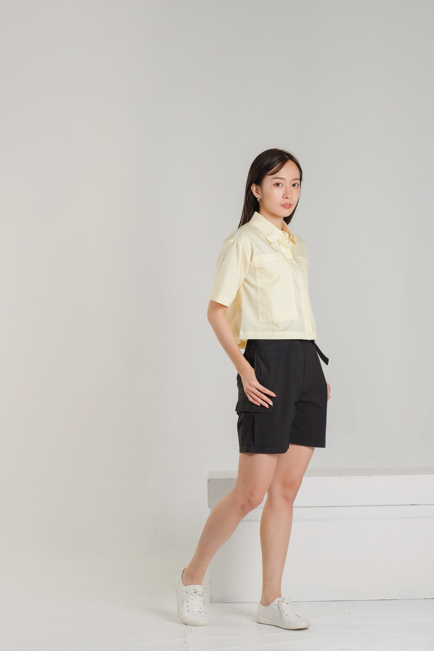 Jayne Big Pocket Top - Yellow
