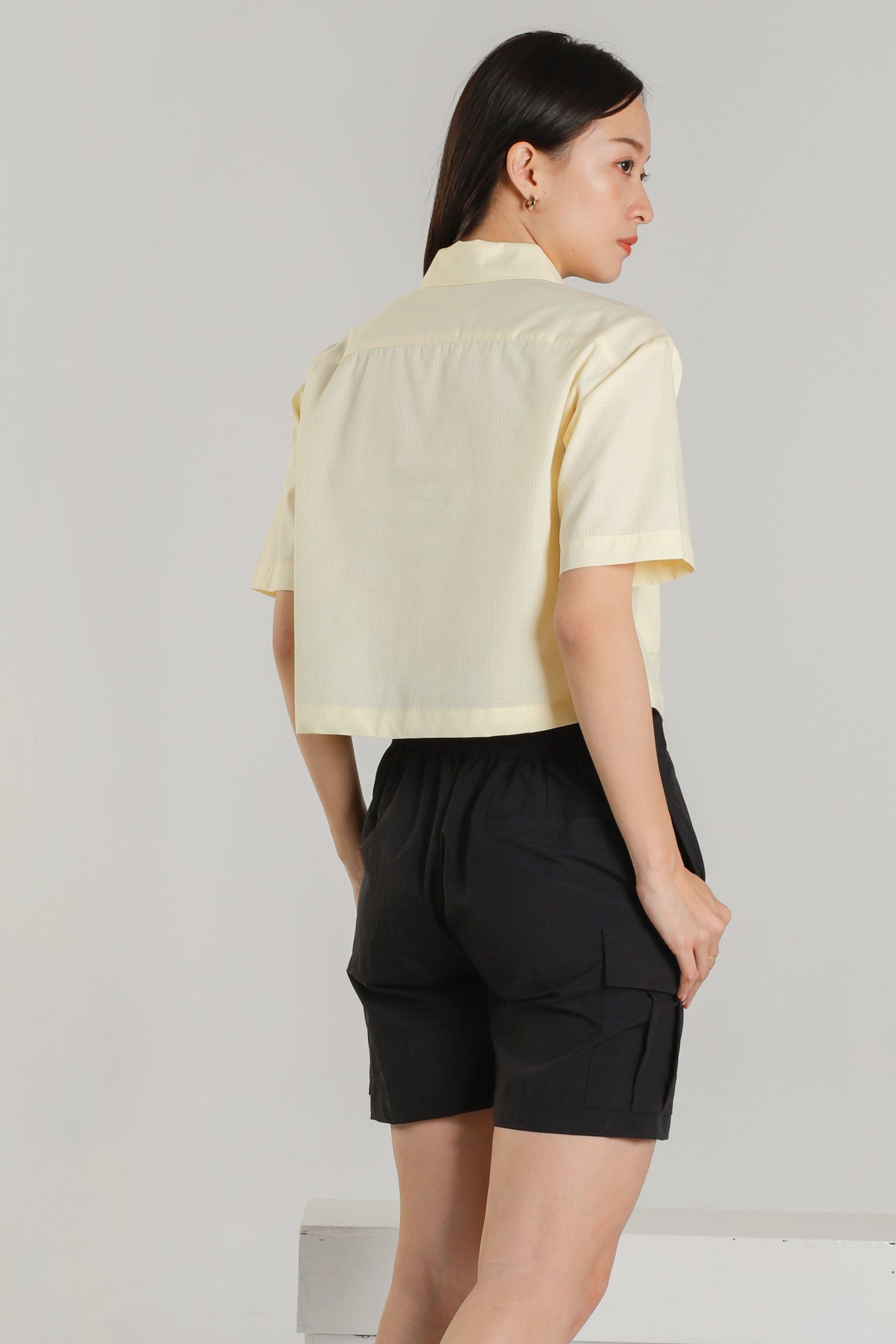 Jayne Big Pocket Top - Yellow
