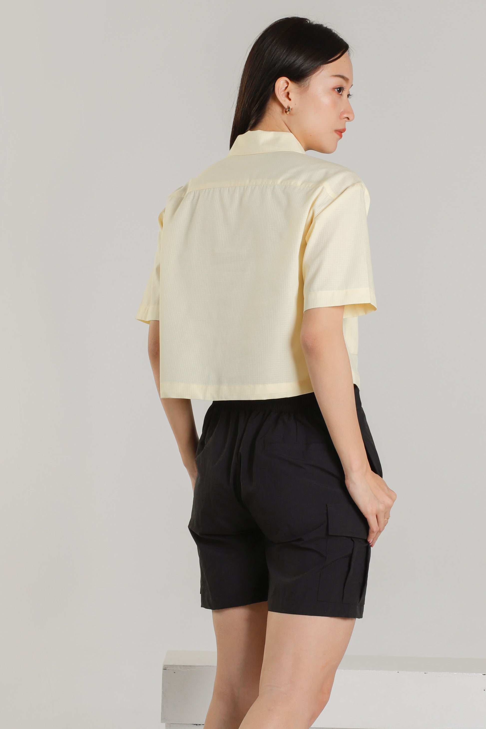 Jayne Big Pocket Top - Yellow
