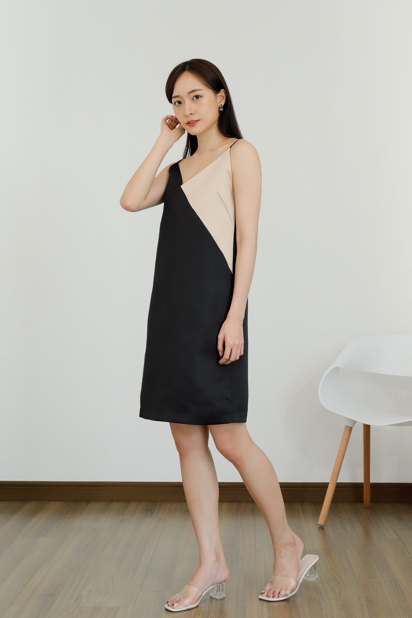 Oyin Dual Tone Cami Dress