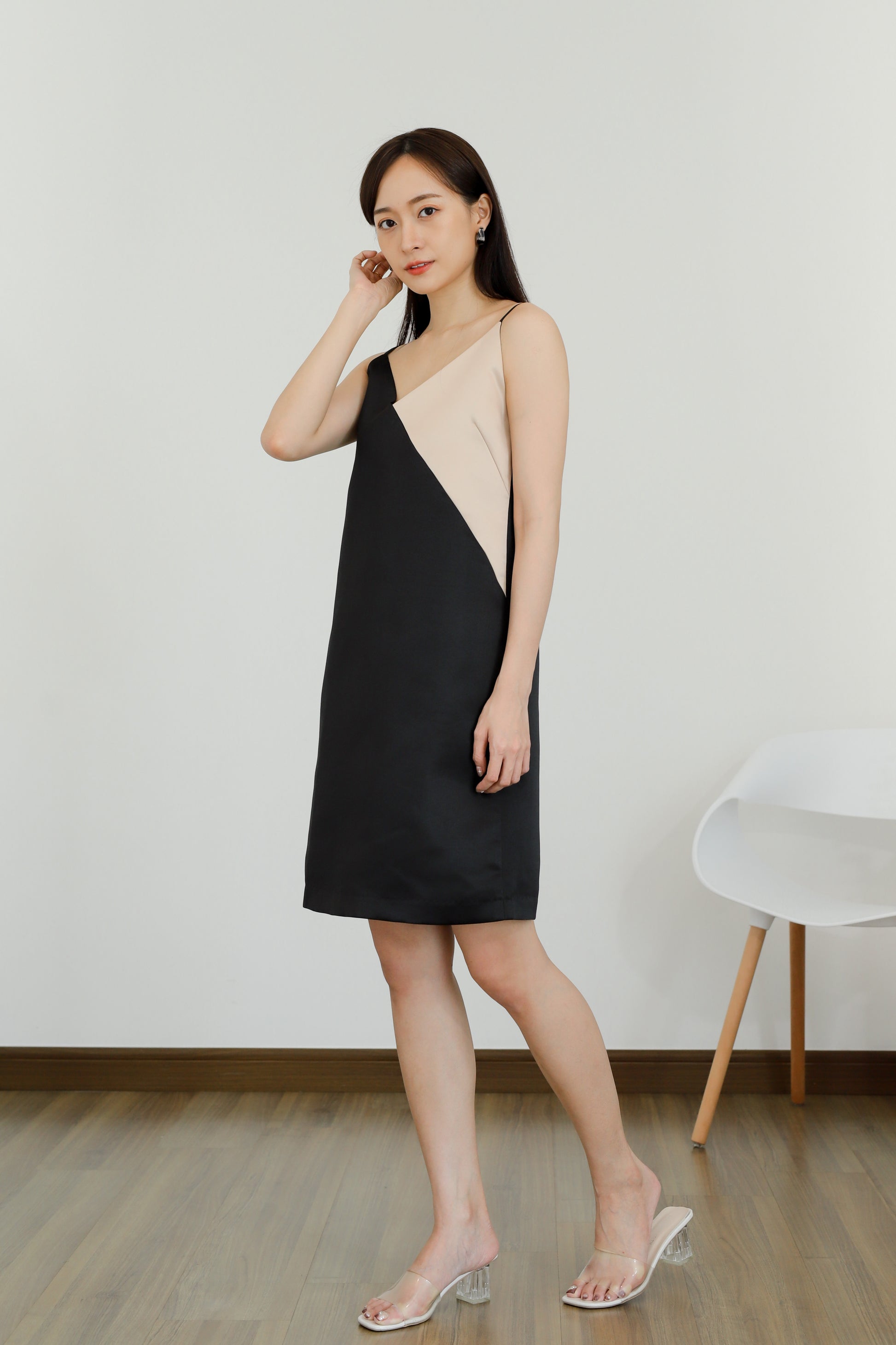 Oyin Dual Tone Cami Dress