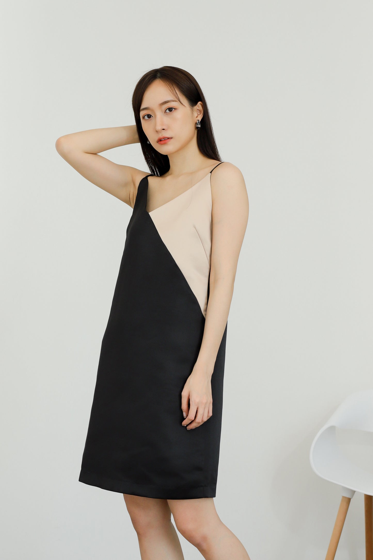 Oyin Dual Tone Cami Dress
