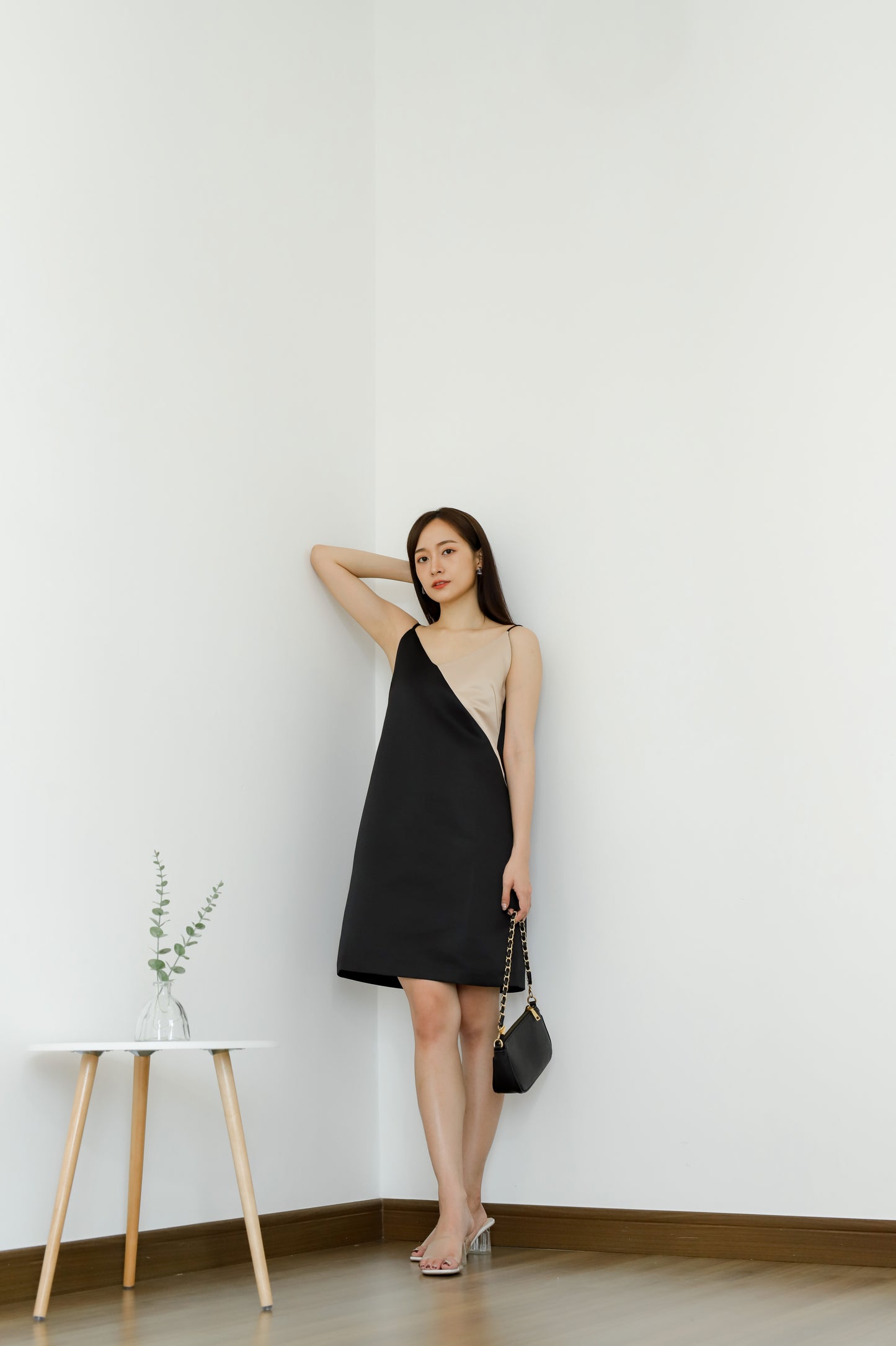 Oyin Dual Tone Cami Dress