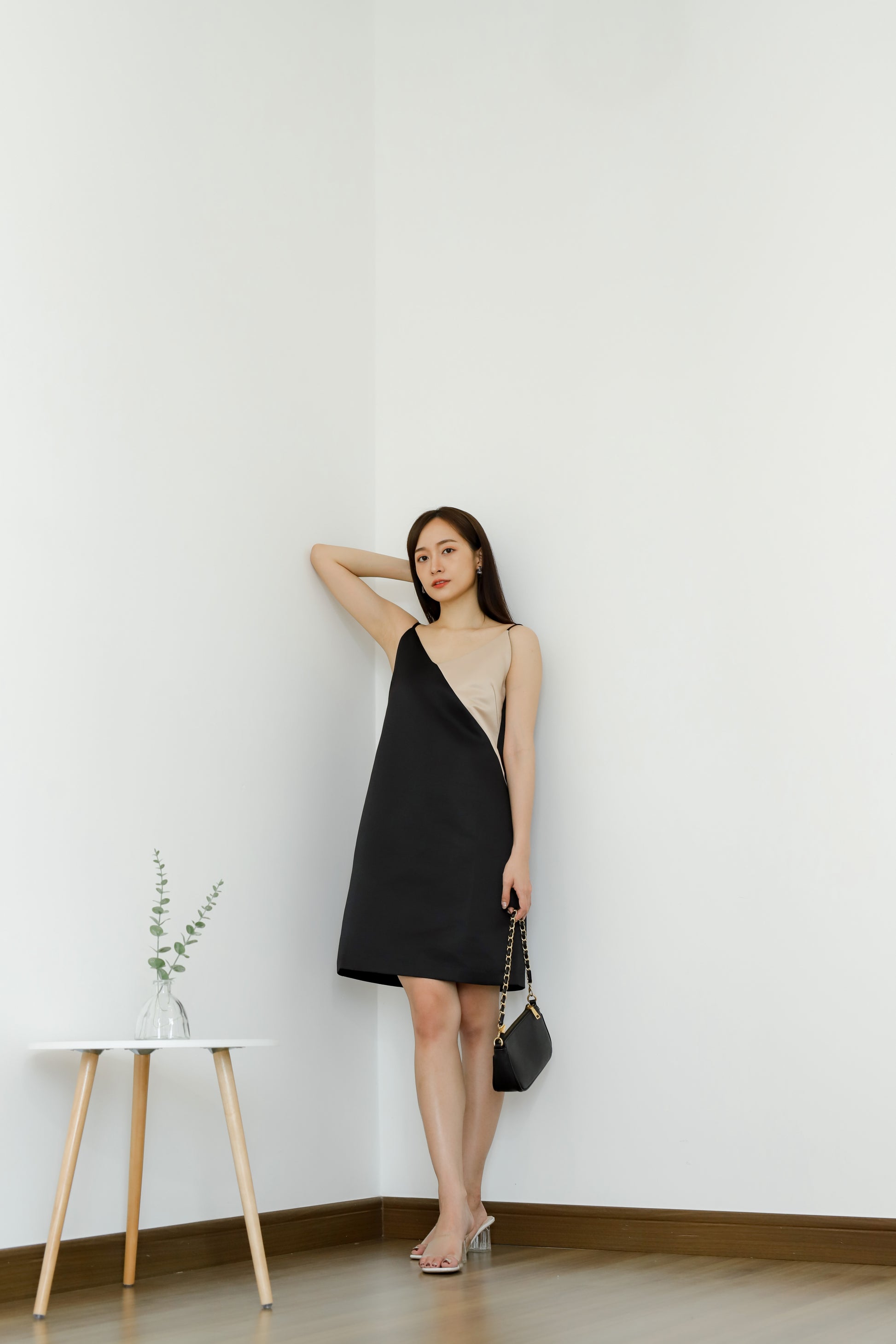Oyin Dual Tone Cami Dress