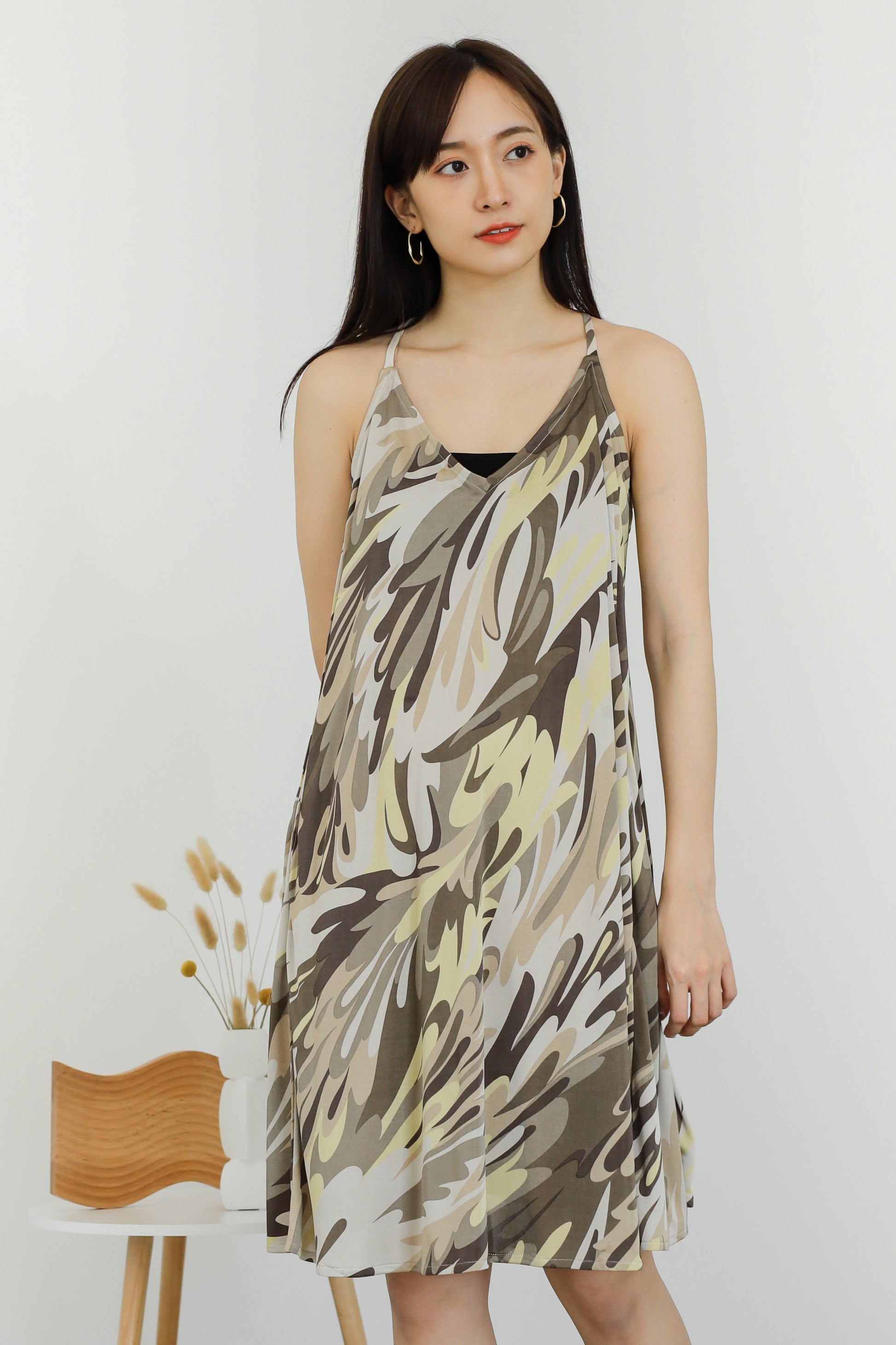 Zyanya Relaxed Summer Dress - Disco