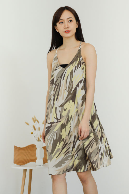 Zyanya Relaxed Summer Dress - Disco