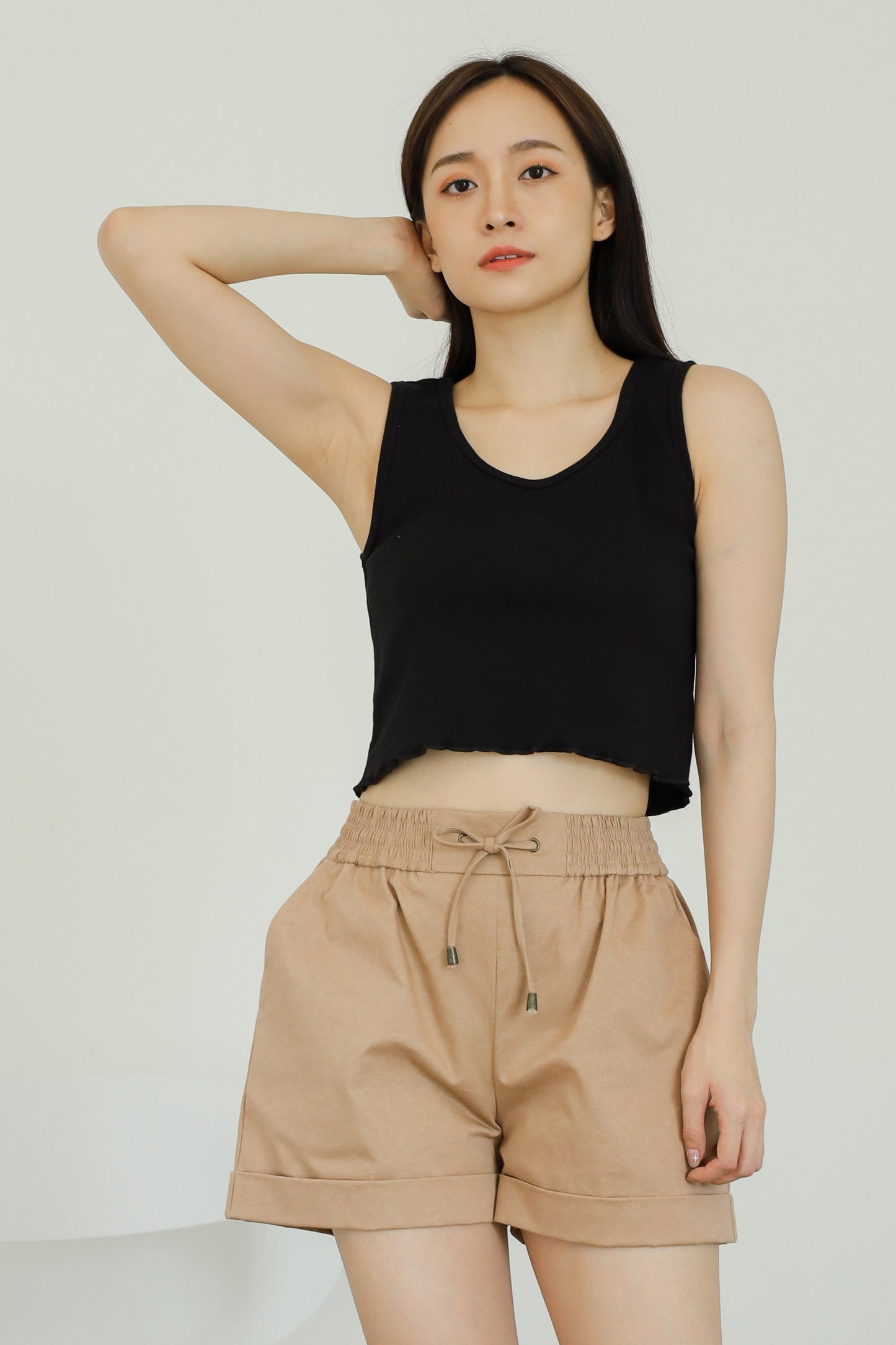 Leia Lounge Shorts - Brown