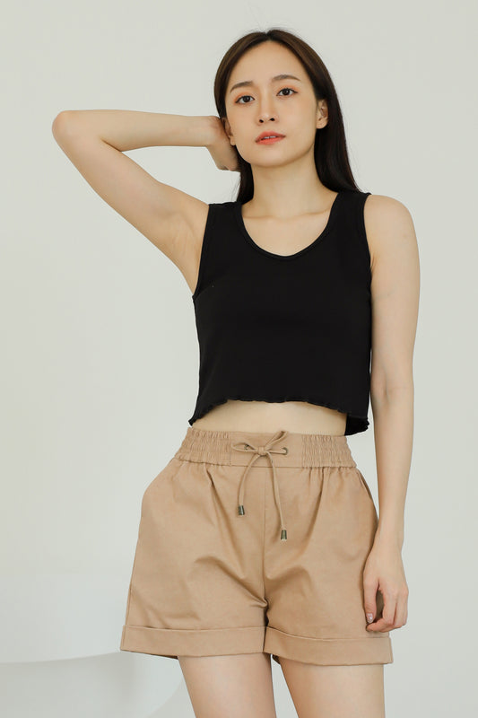 Leia Lounge Shorts - Brown
