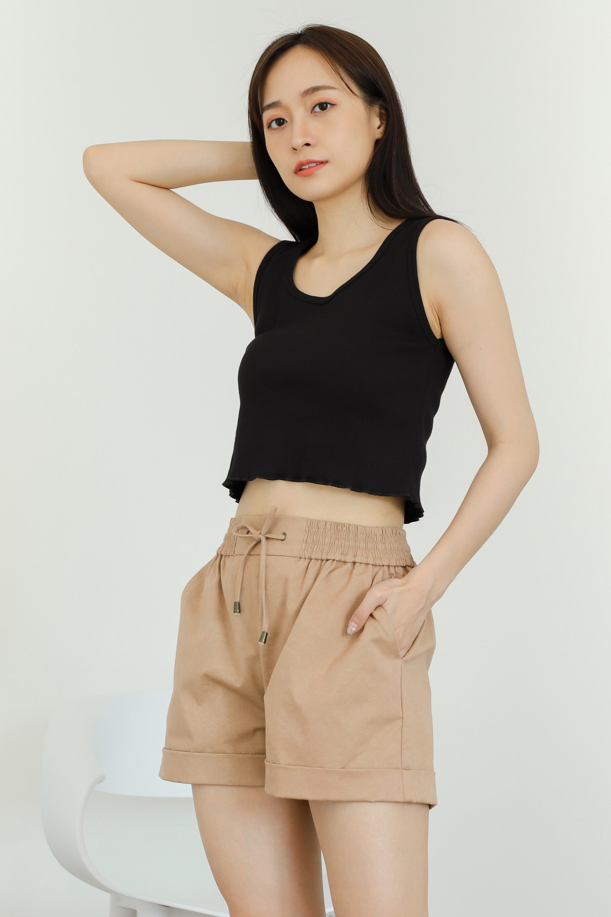 Leia Lounge Shorts - Brown