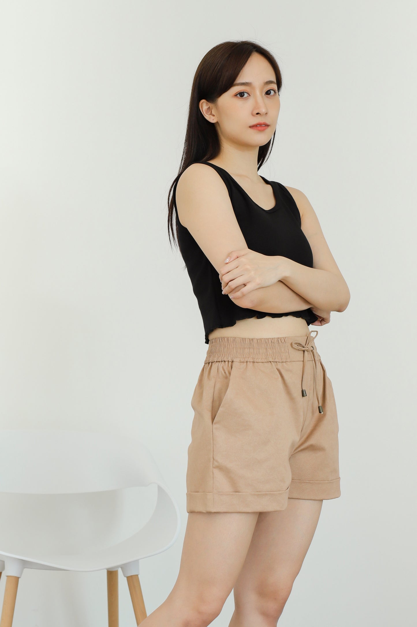 Leia Lounge Shorts - Brown