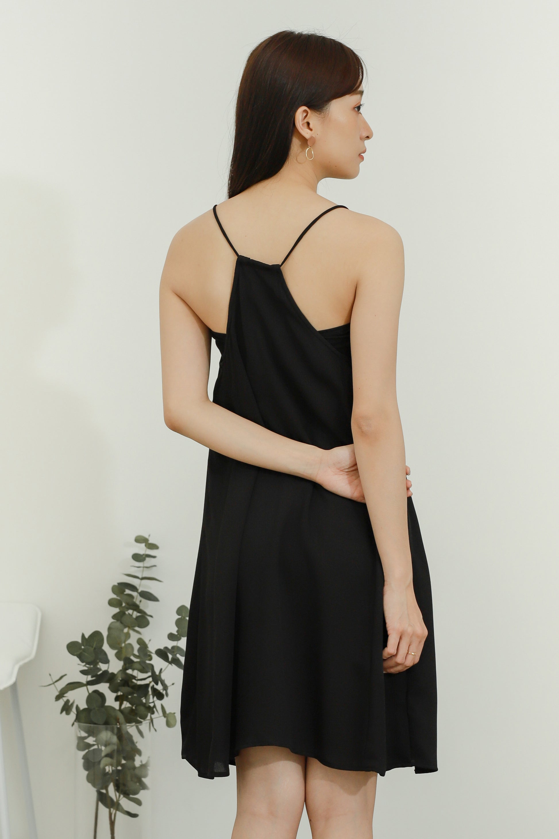 Zyanya Relaxed Summer Dress - Black