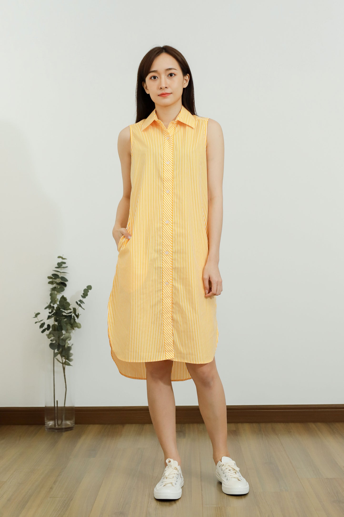 Emma Stripe Shirt Dress