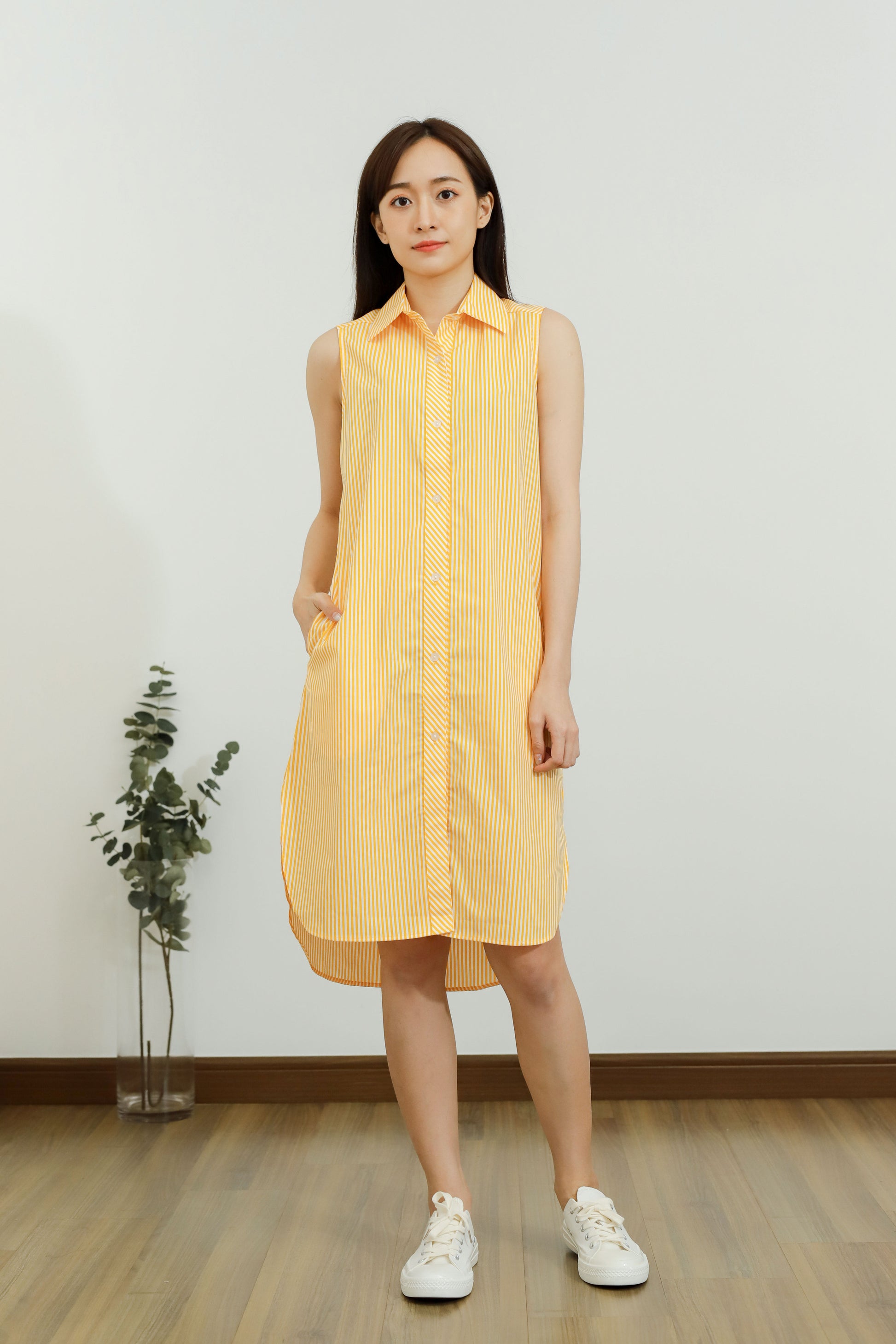 Emma Stripe Shirt Dress