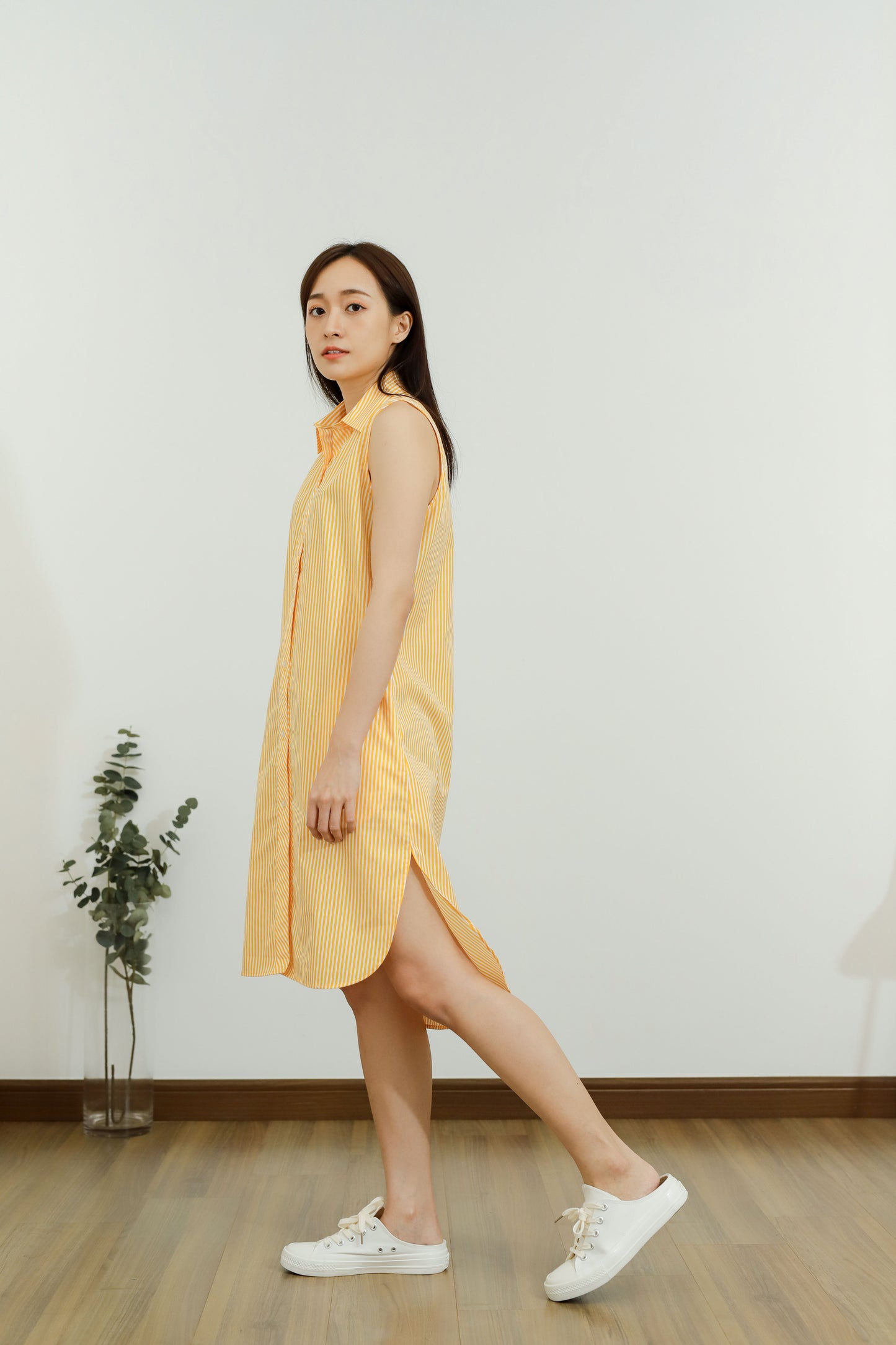 Emma Stripe Shirt Dress