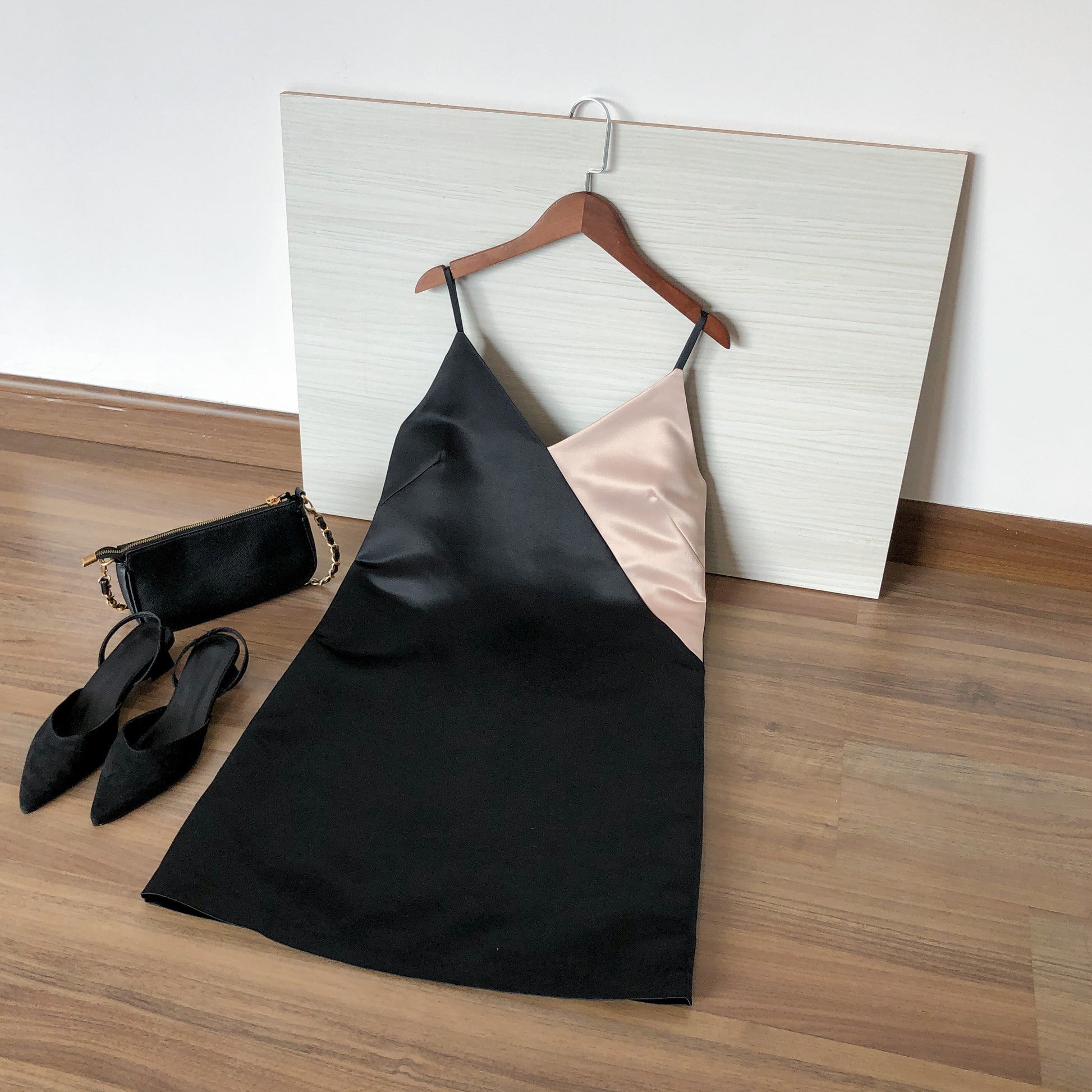 Oyin Dual Tone Cami Dress