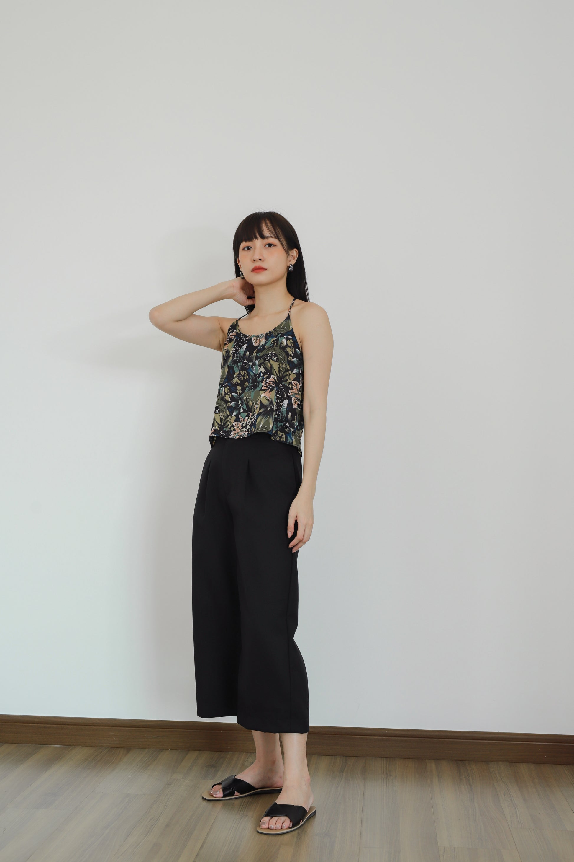 Ajuga Y-Cami Top - Floral