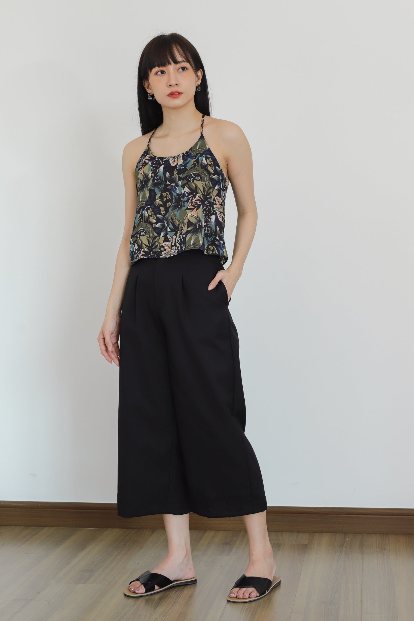 Ajuga Y-Cami Top - Floral