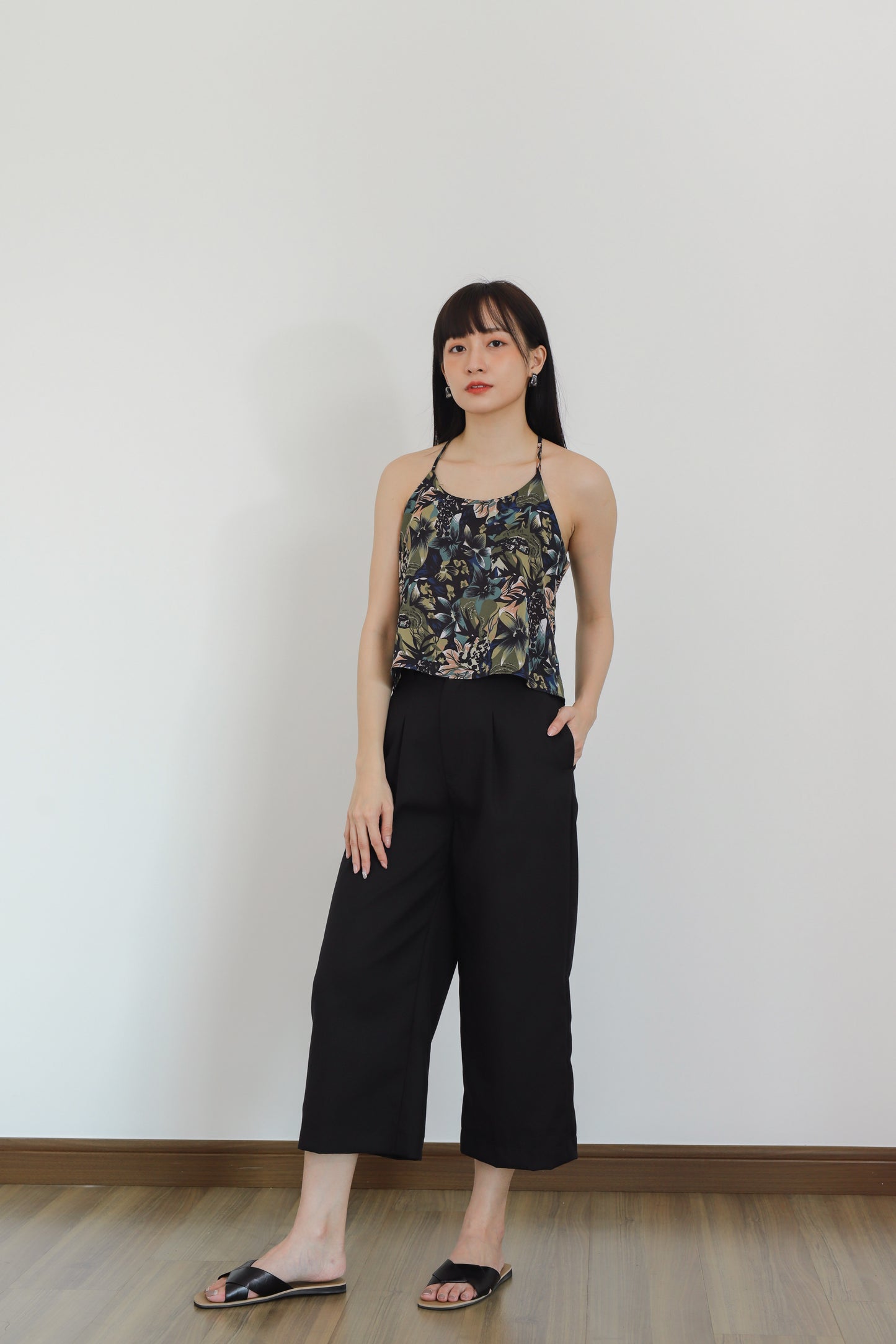 Ajuga Y-Cami Top - Floral
