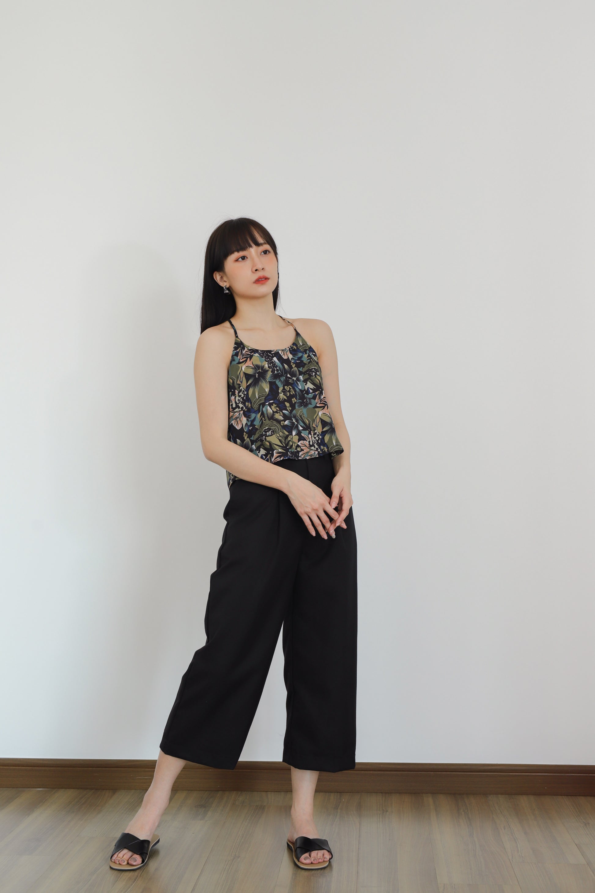 Ajuga Y-Cami Top - Floral
