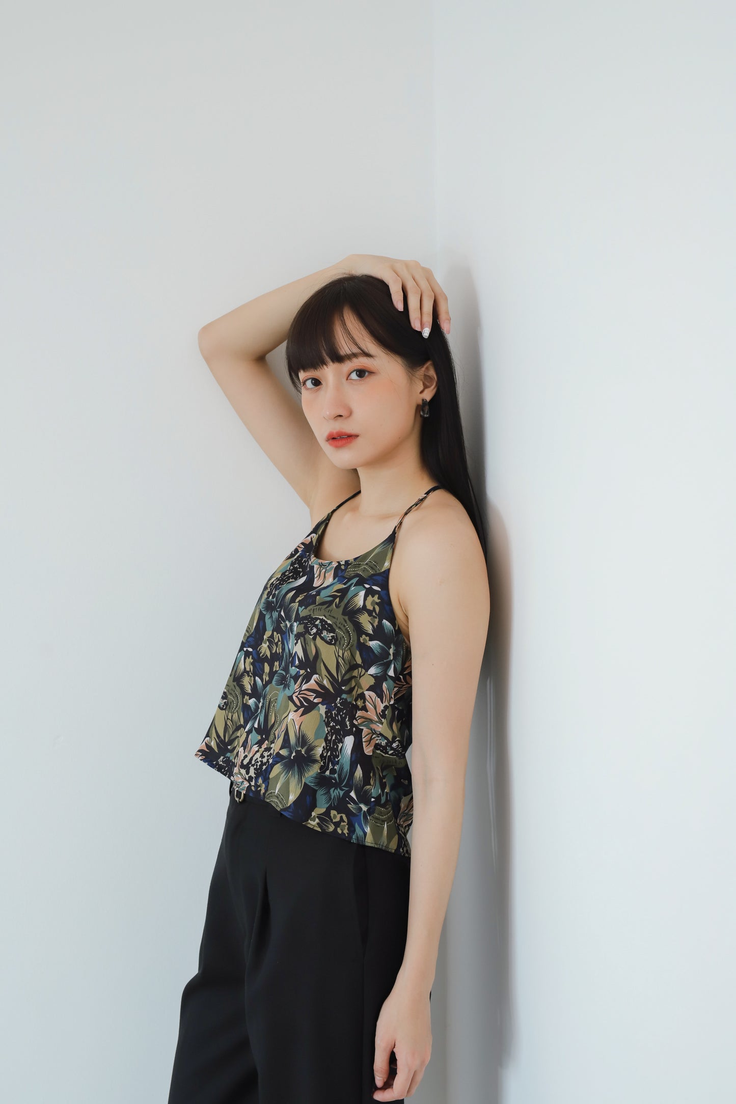 Ajuga Y-Cami Top - Floral