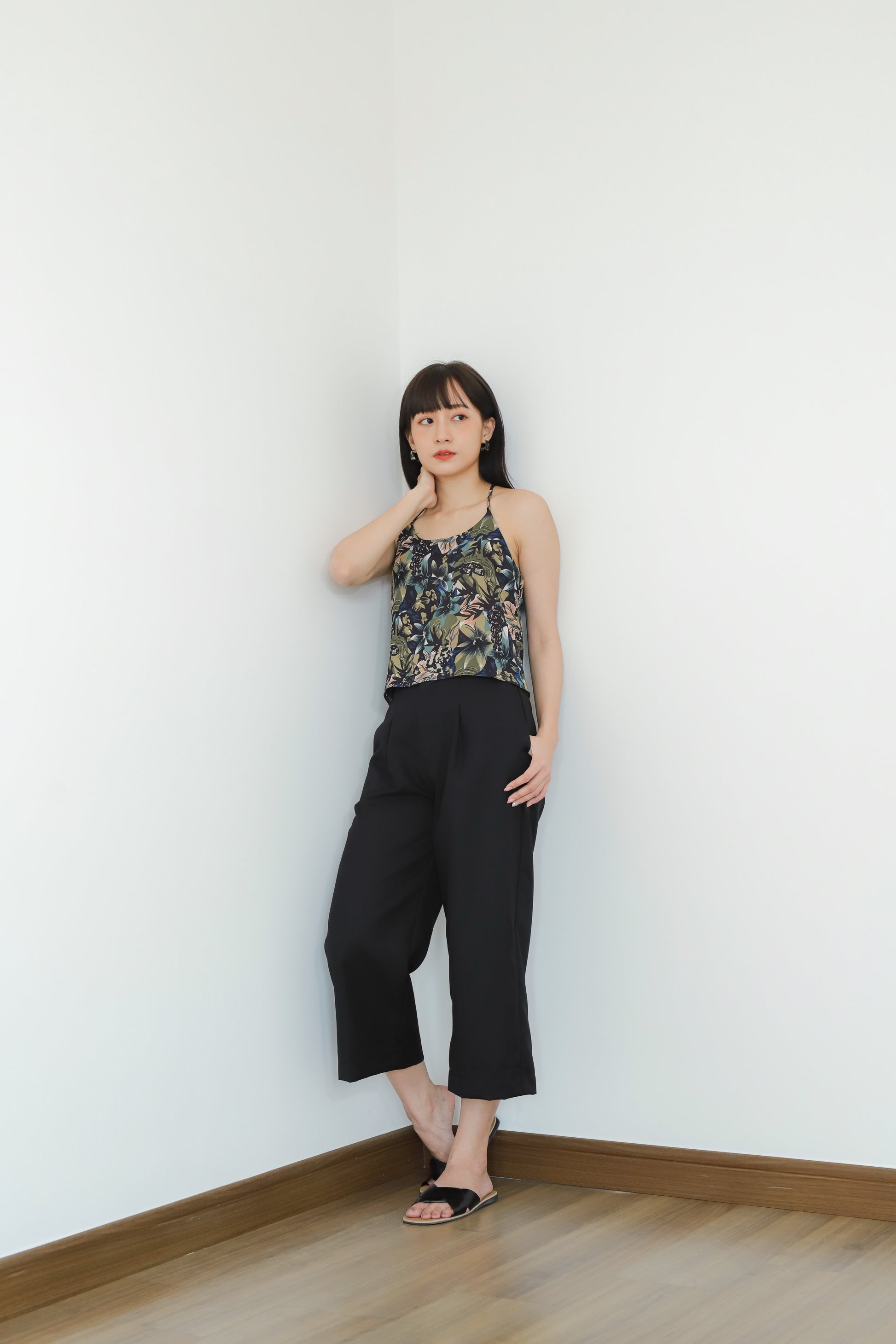 Ajuga Y-Cami Top - Floral
