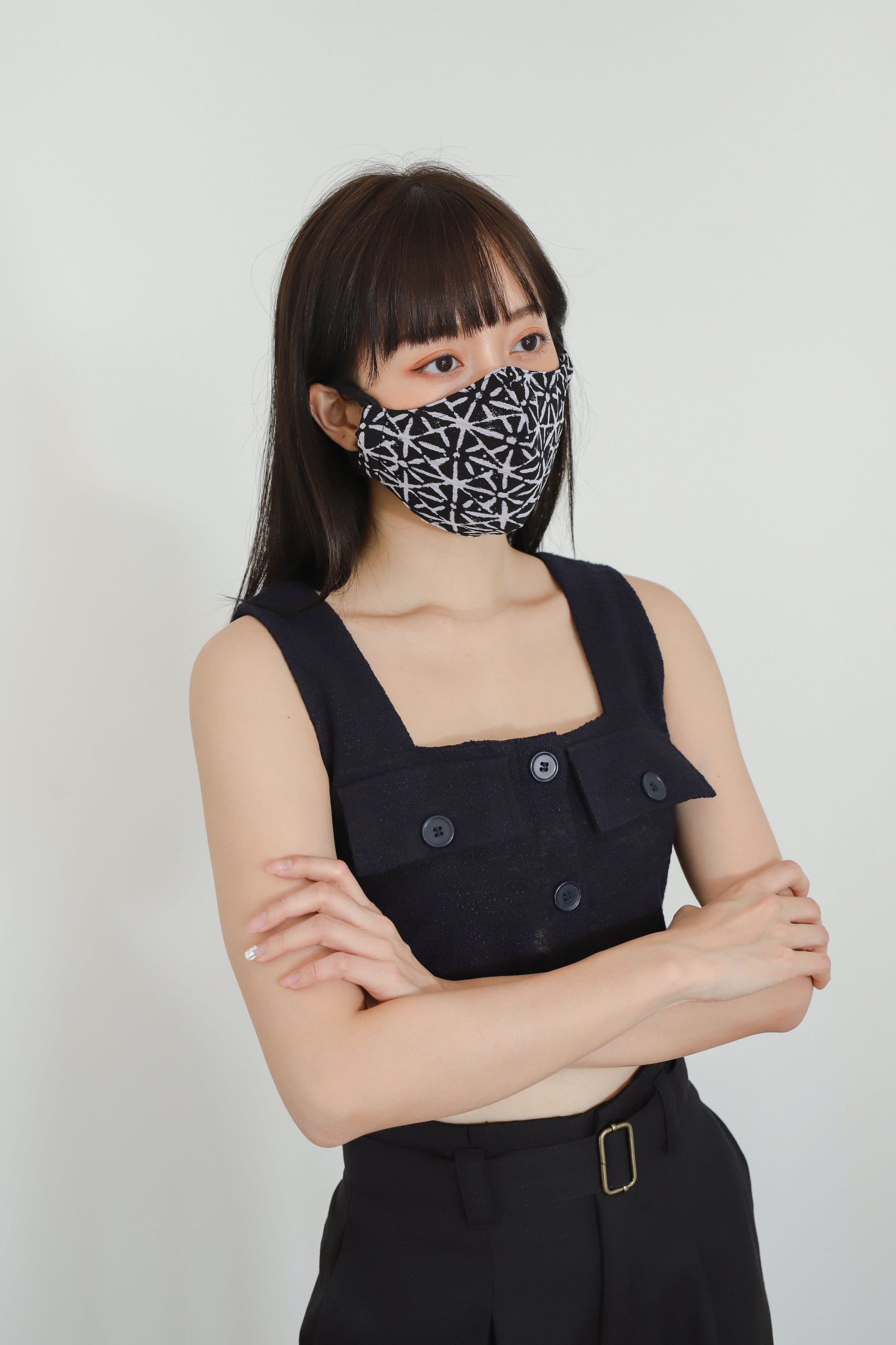Alder Flap Pocket Cropped - Dark Navy