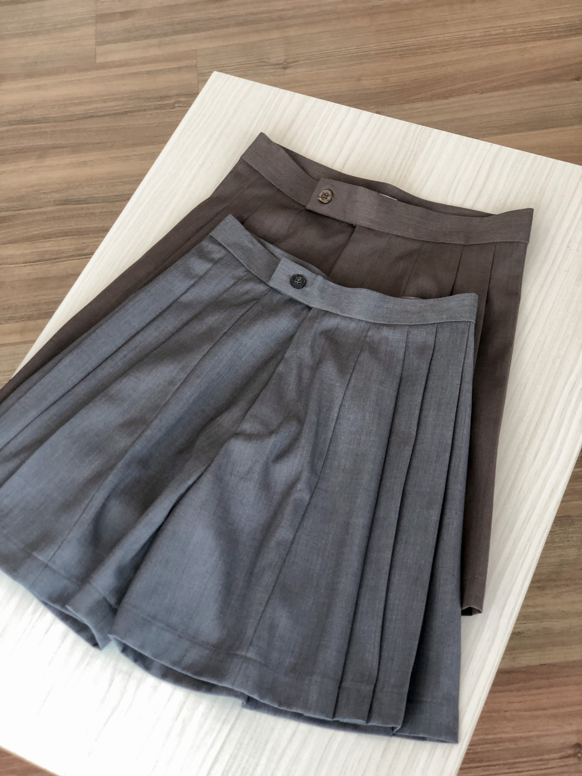 Alize Pleated Skort - Grey