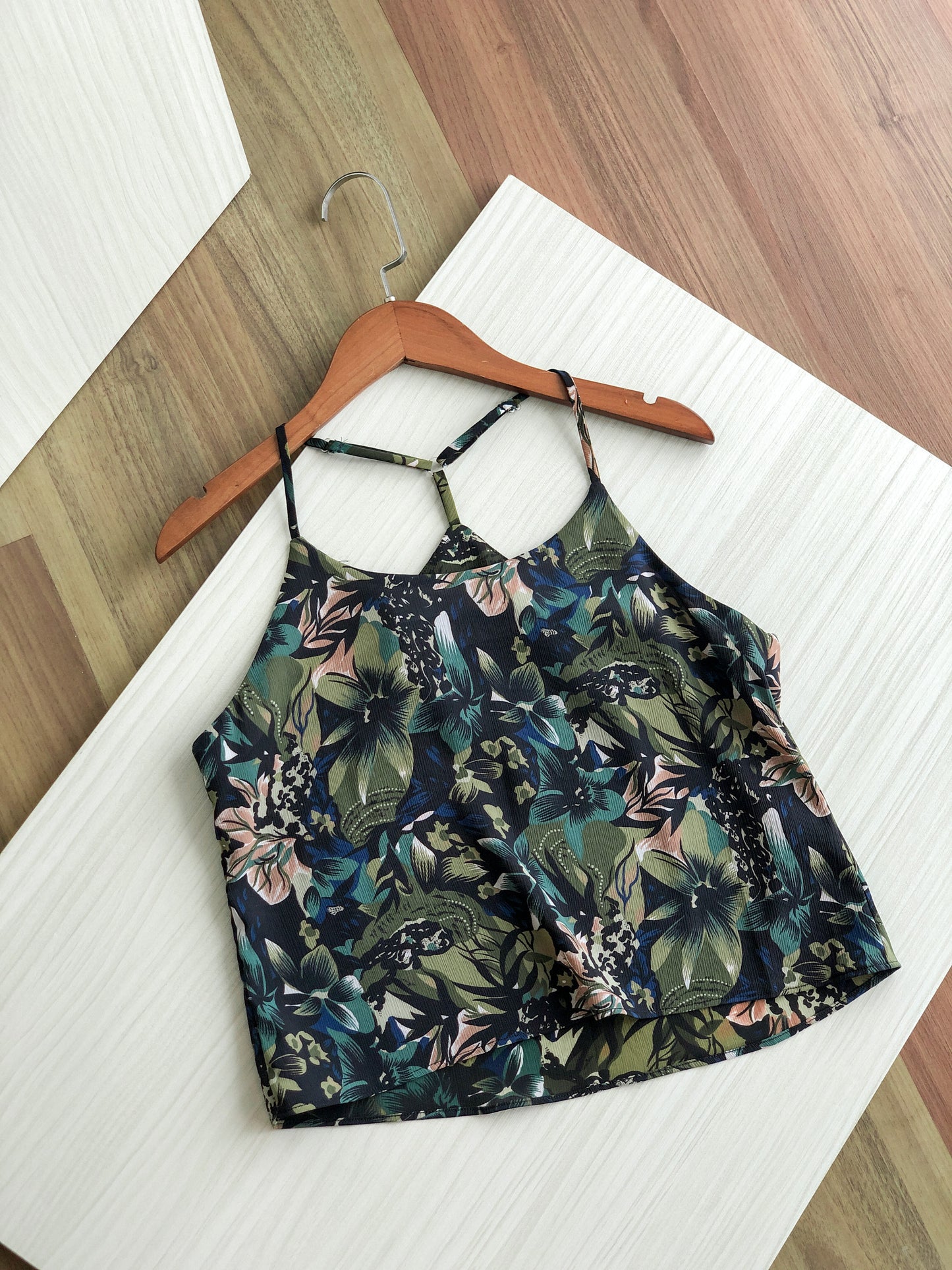 Ajuga Y-Cami Top - Floral