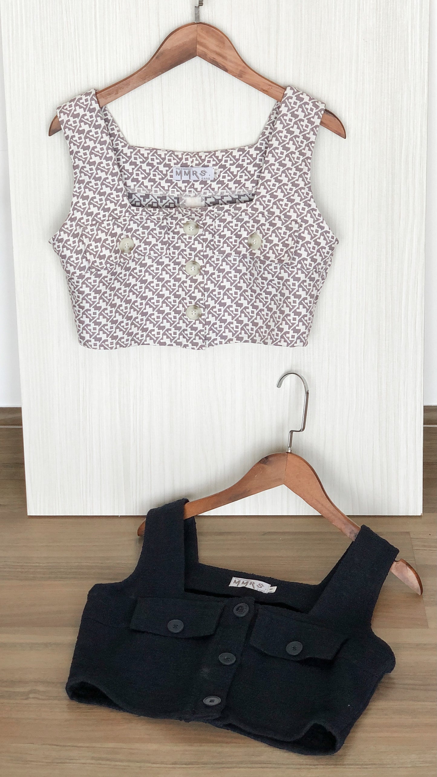 Alder Flap Pocket Cropped - Grey