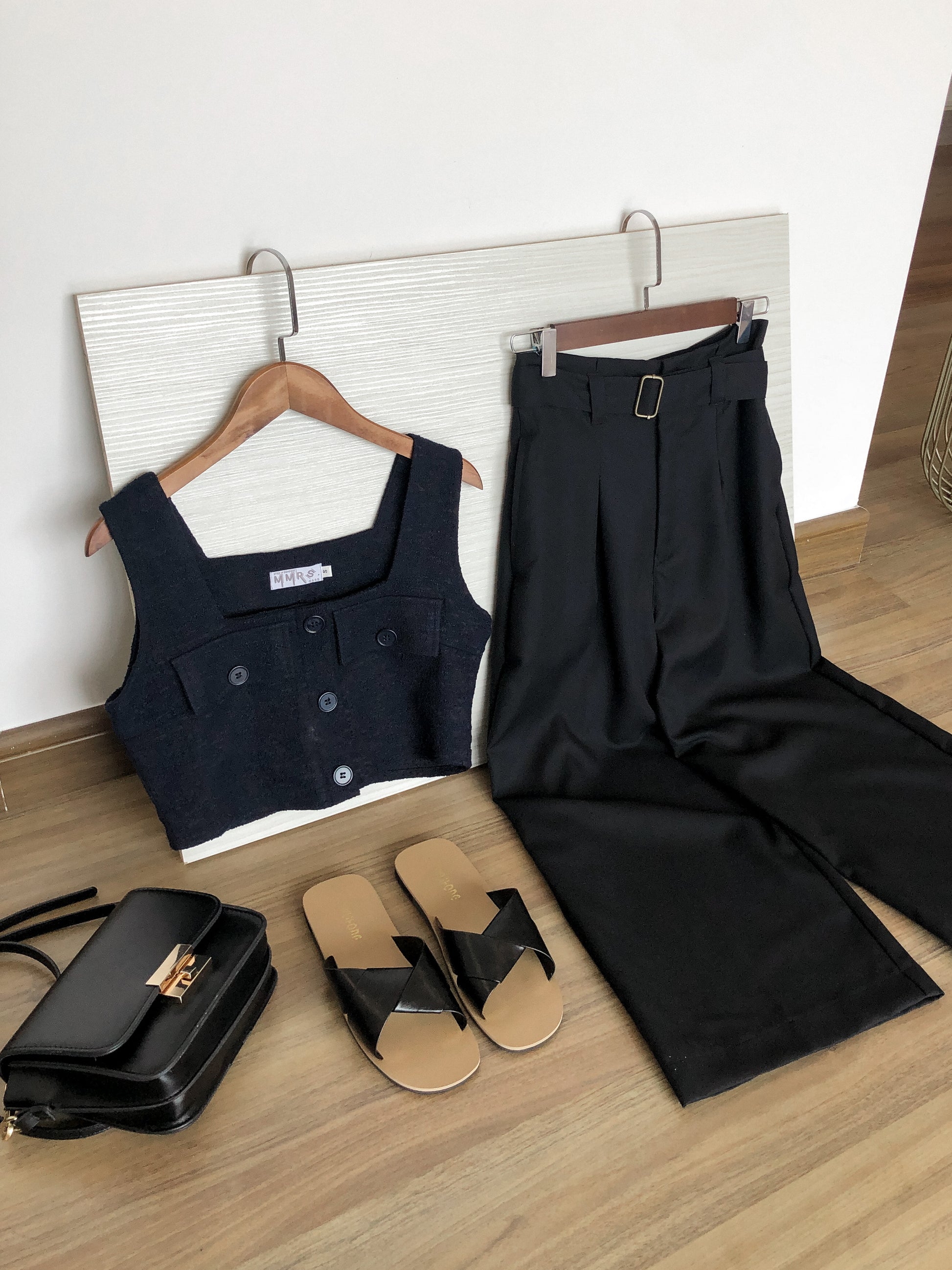 Alder Flap Pocket Cropped - Dark Navy