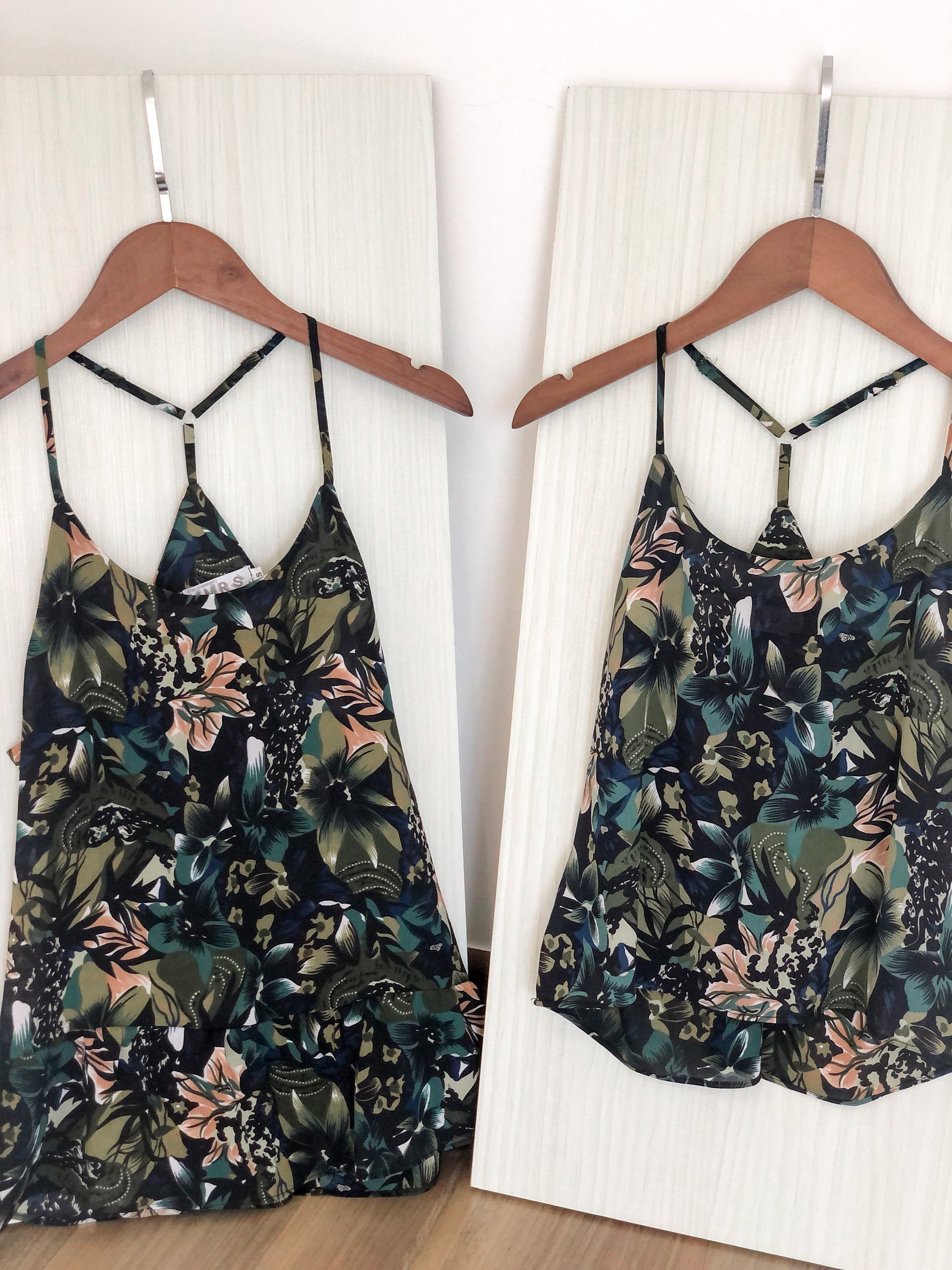 Areca Y-Ruffles Top - Floral