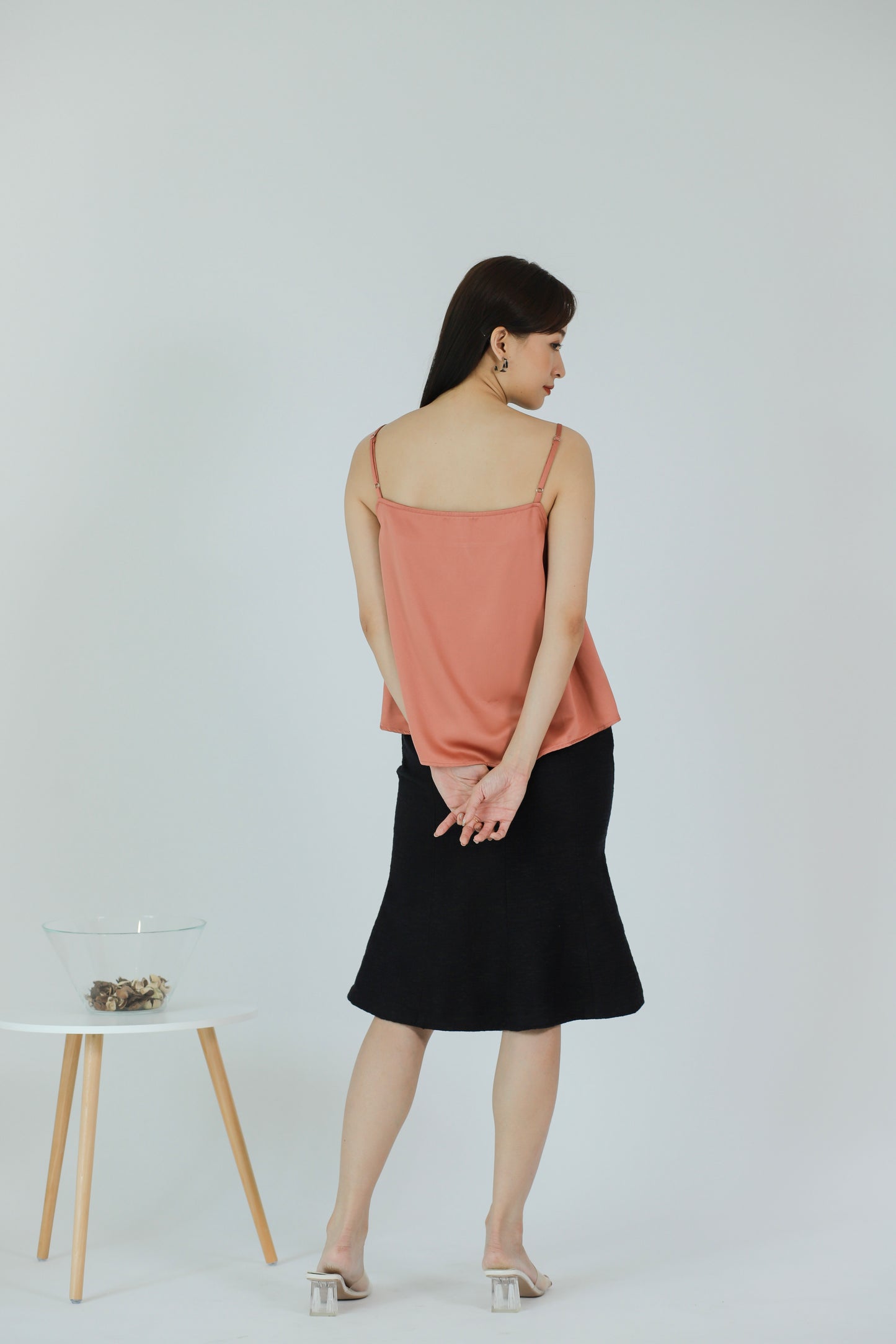 Myla Square Neck Top - Blush