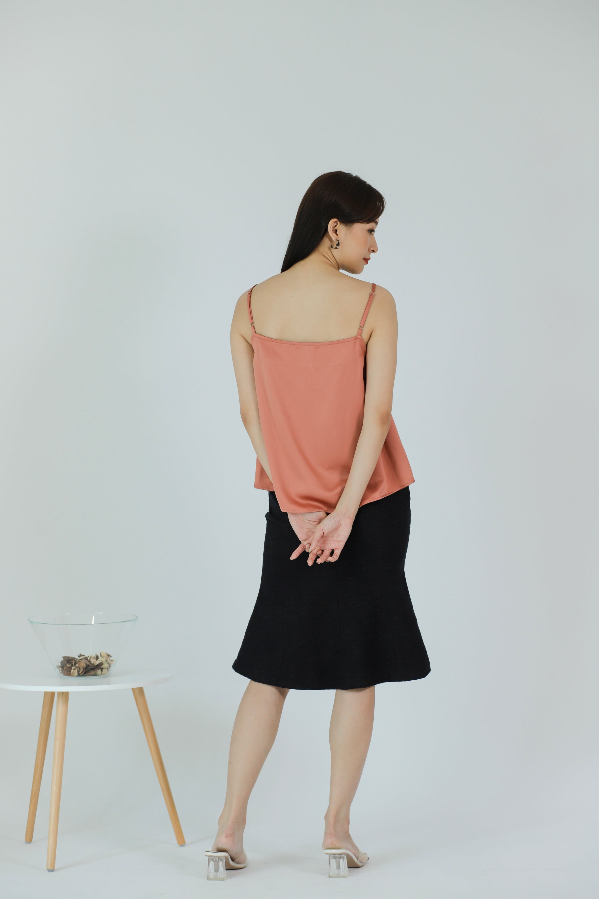 Myla Square Neck Top - Blush