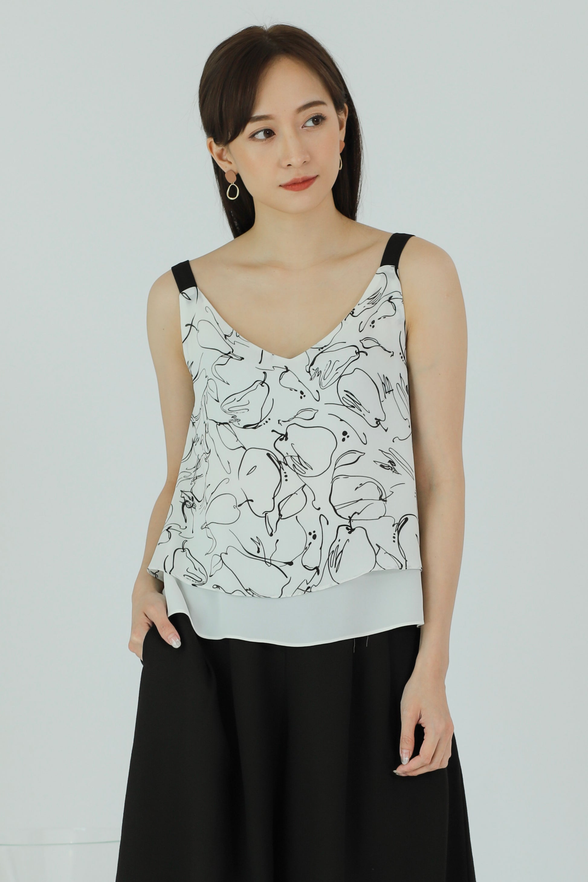 Lilybelle Print Top - White