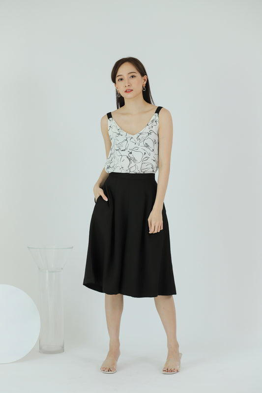 Lilybelle Print Top - White