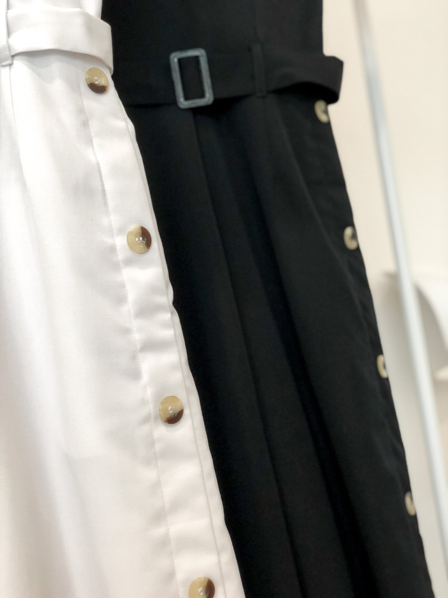 Aurelia Side Button Jumpsuit - Black