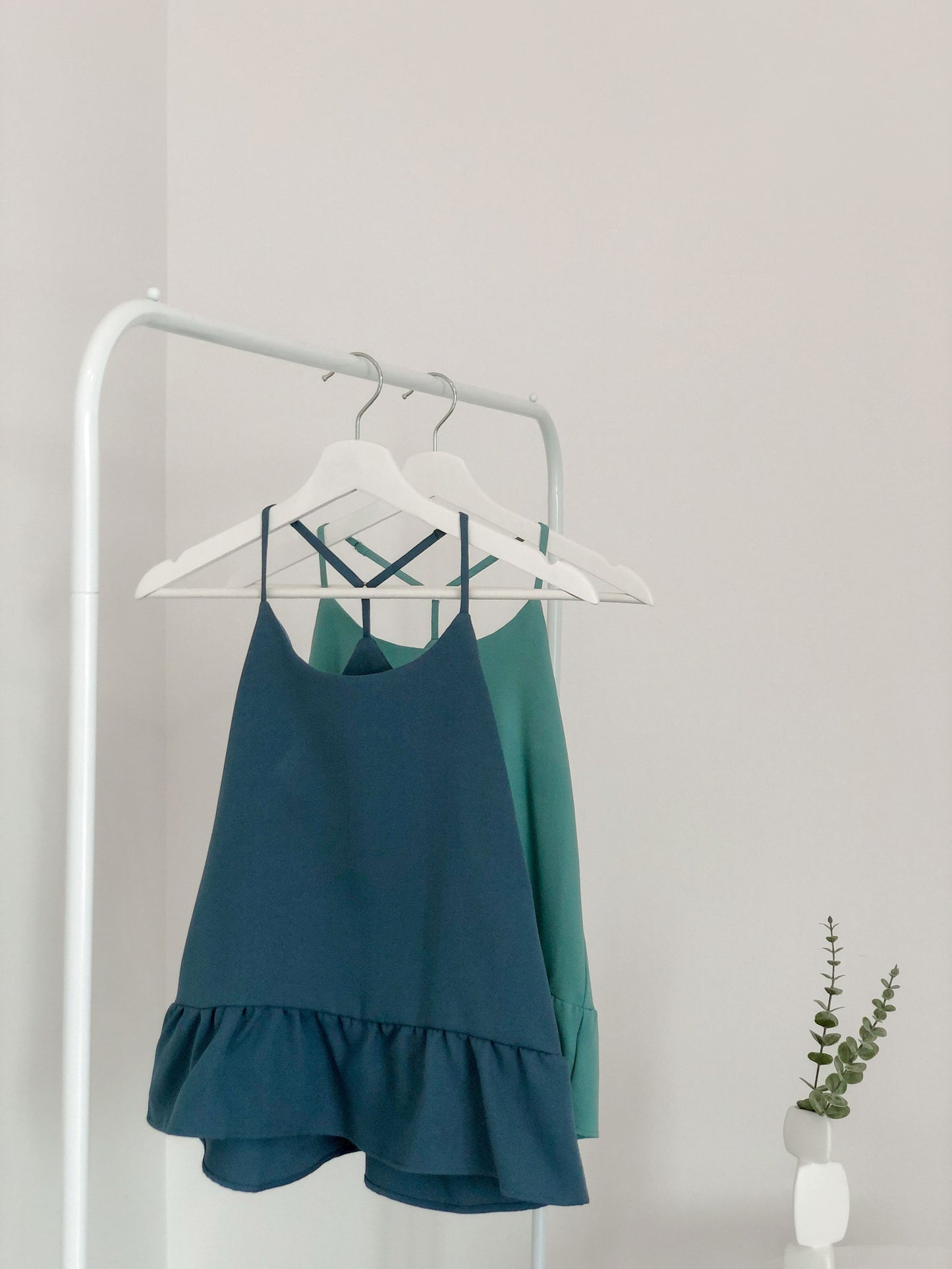 Areca Y-Ruffles Top - Blue