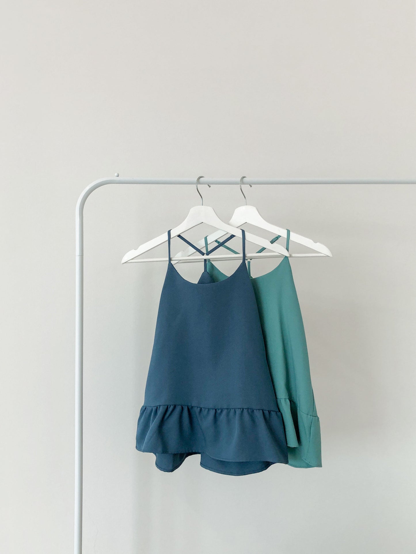 Areca Y-Ruffles Top - Teal